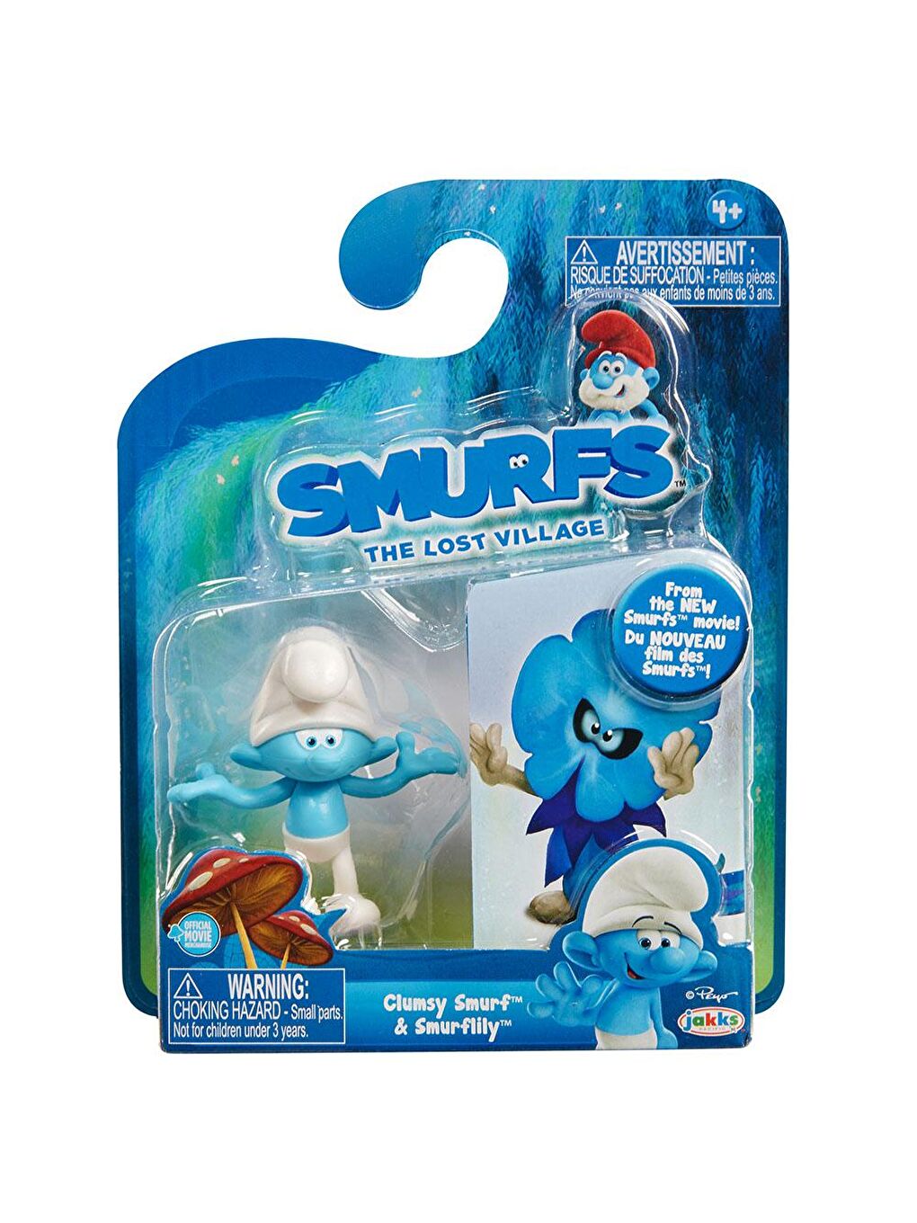 Jakks Pacific Renksiz Şirinler Kayıp Köy Sakar Şirin & Smurflily Figür Seti - 1