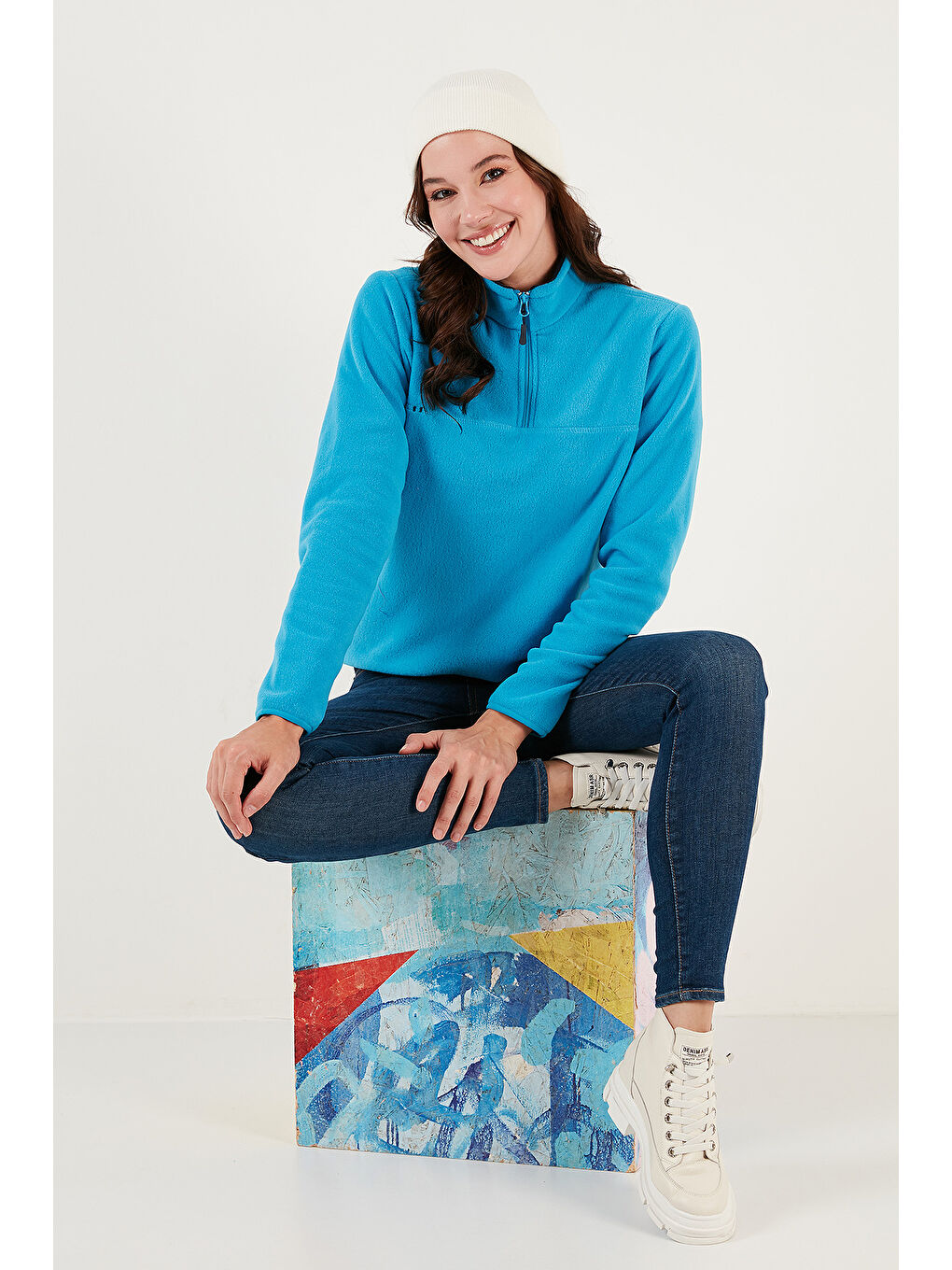 Yeşil Slim Fit Yumuşak Dokulu Anti-Pilling Tüylenme Yapmayan 2'li Paket Polar 5907000S2-2