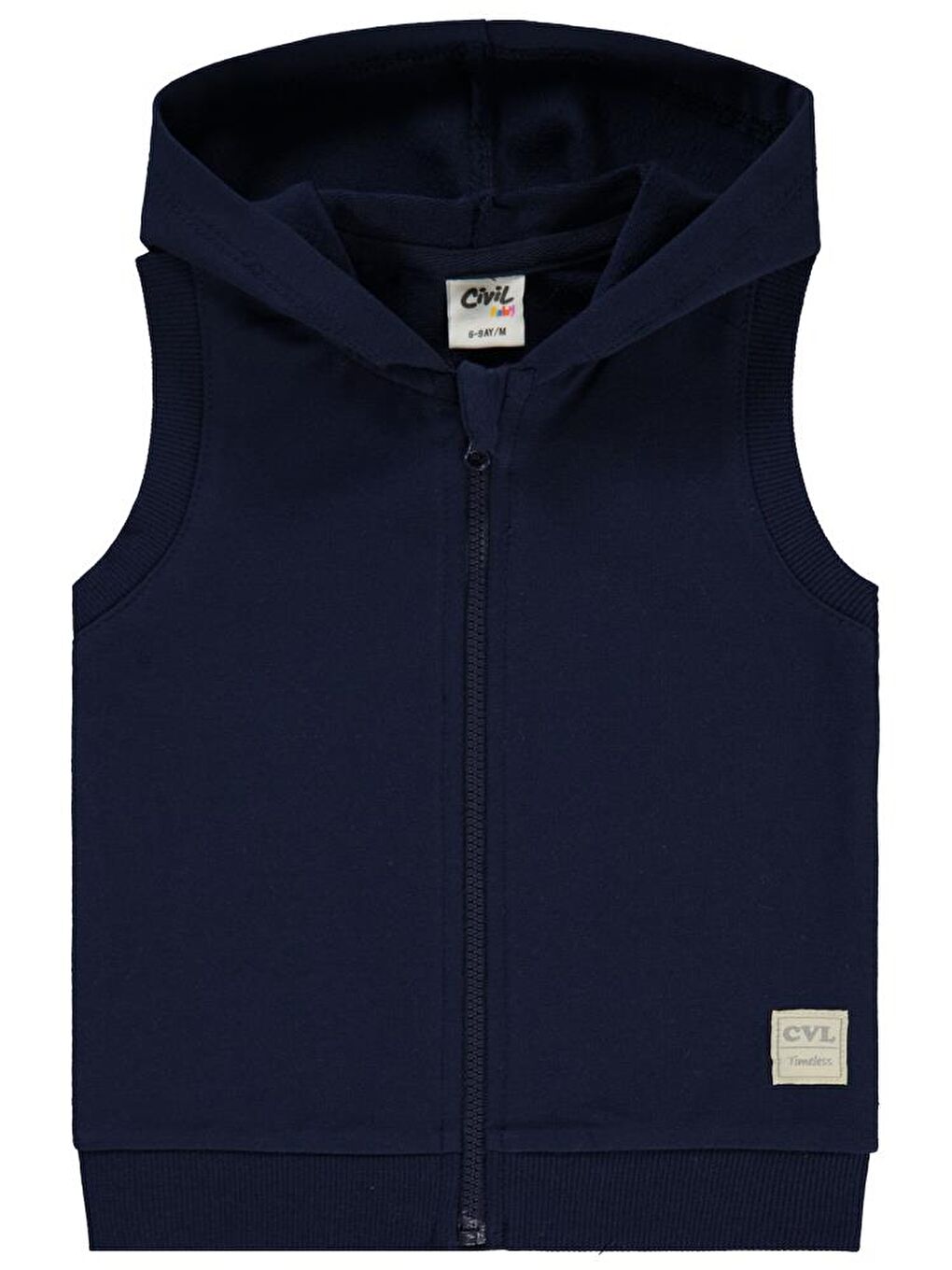 Baby Basic Timeless Kapüşonlu 6-18 Ay Yelek - Lacivert 12-18 Ay