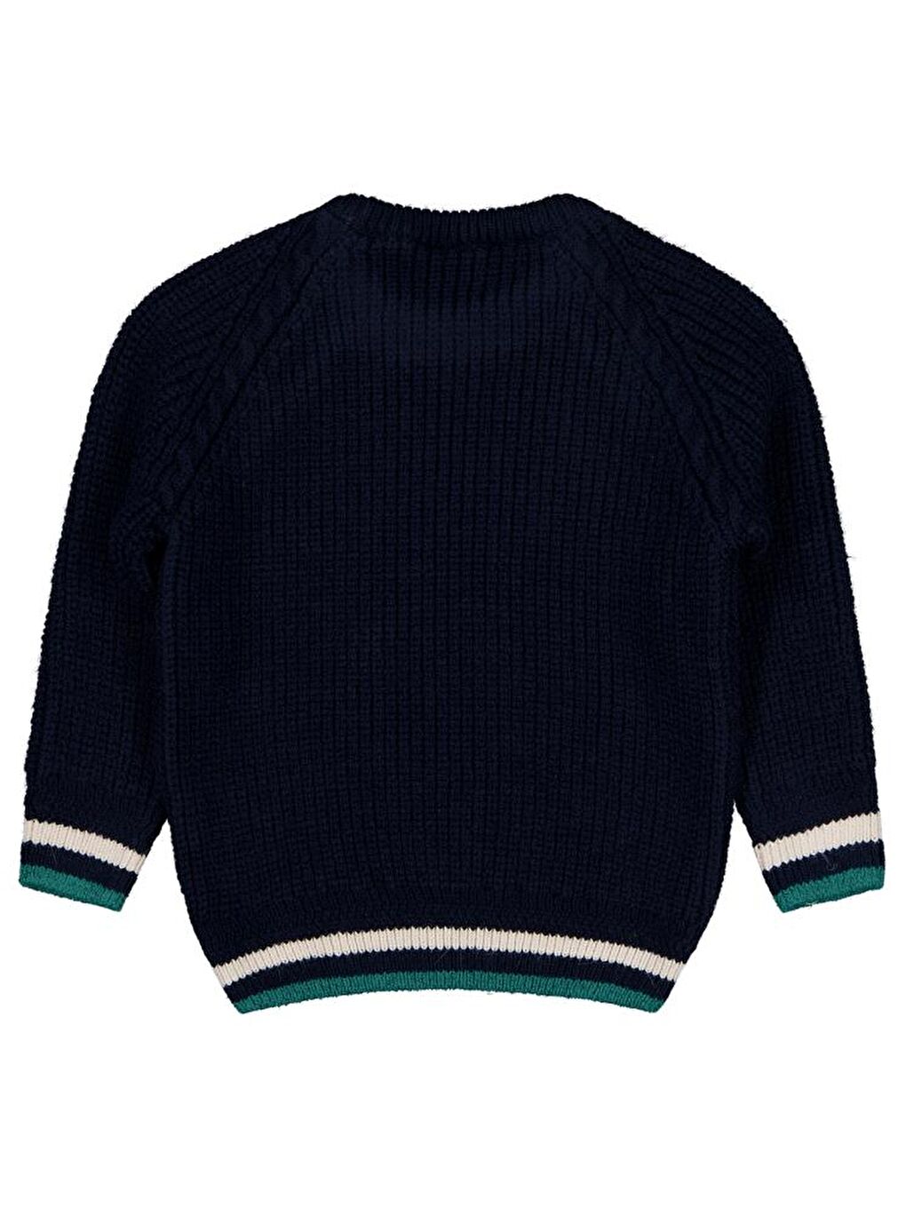 Boys Kaplan C Nakışlı 2-5 Yaş Kazak - Lacivert 4-5 Yaş-1