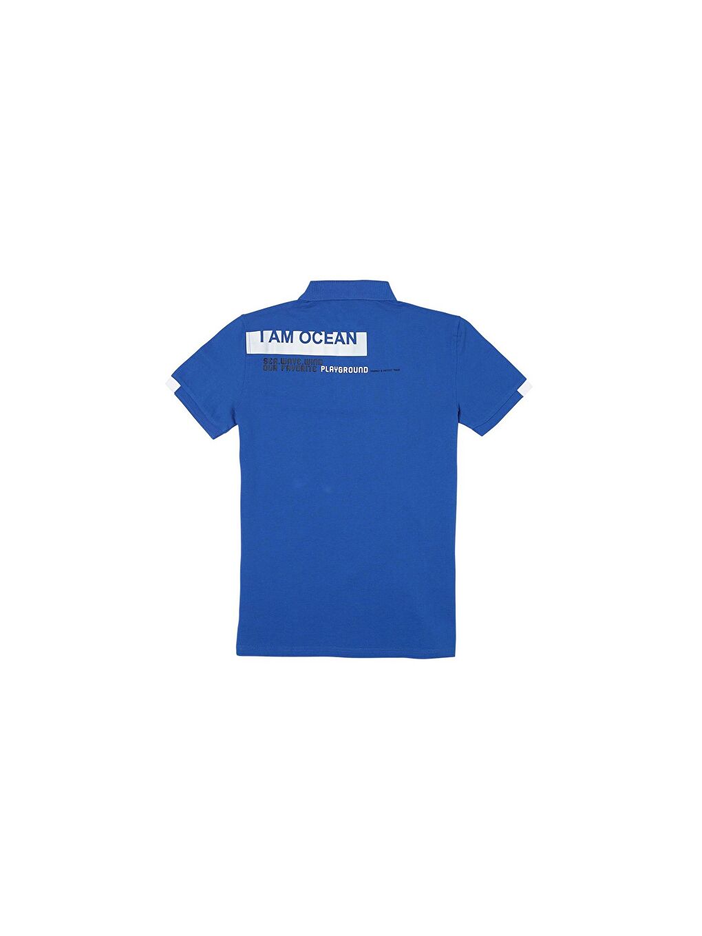 Polo G81 Erkek Mavi Polo Tişört-1