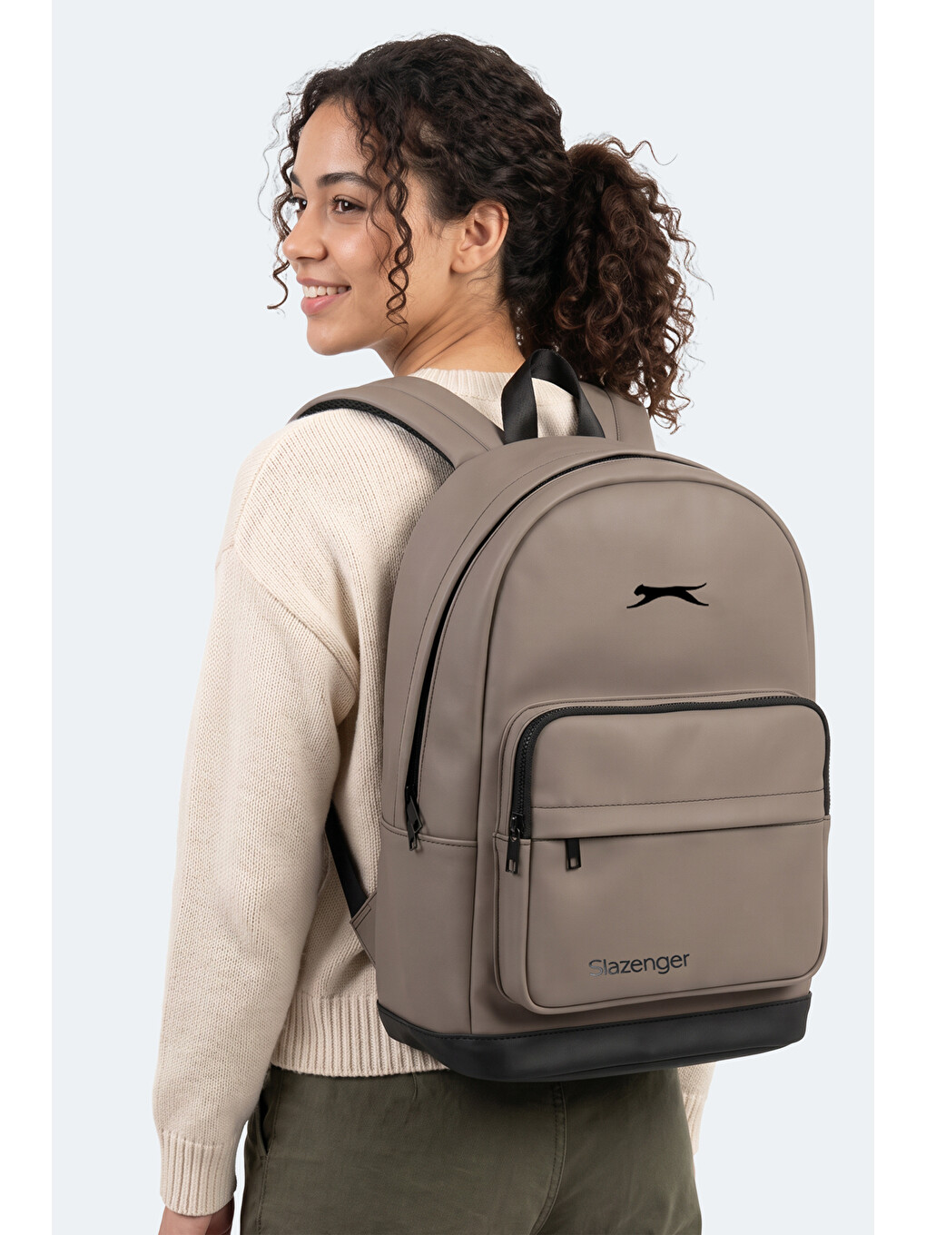 Lendrıa Unisex Bej Sırt Çantası-2