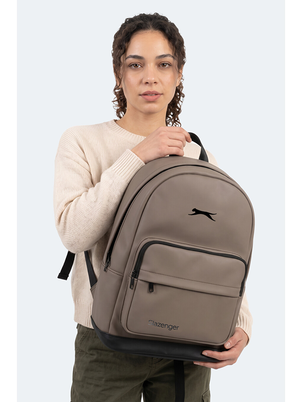 Lendrıa Unisex Bej Sırt Çantası-3
