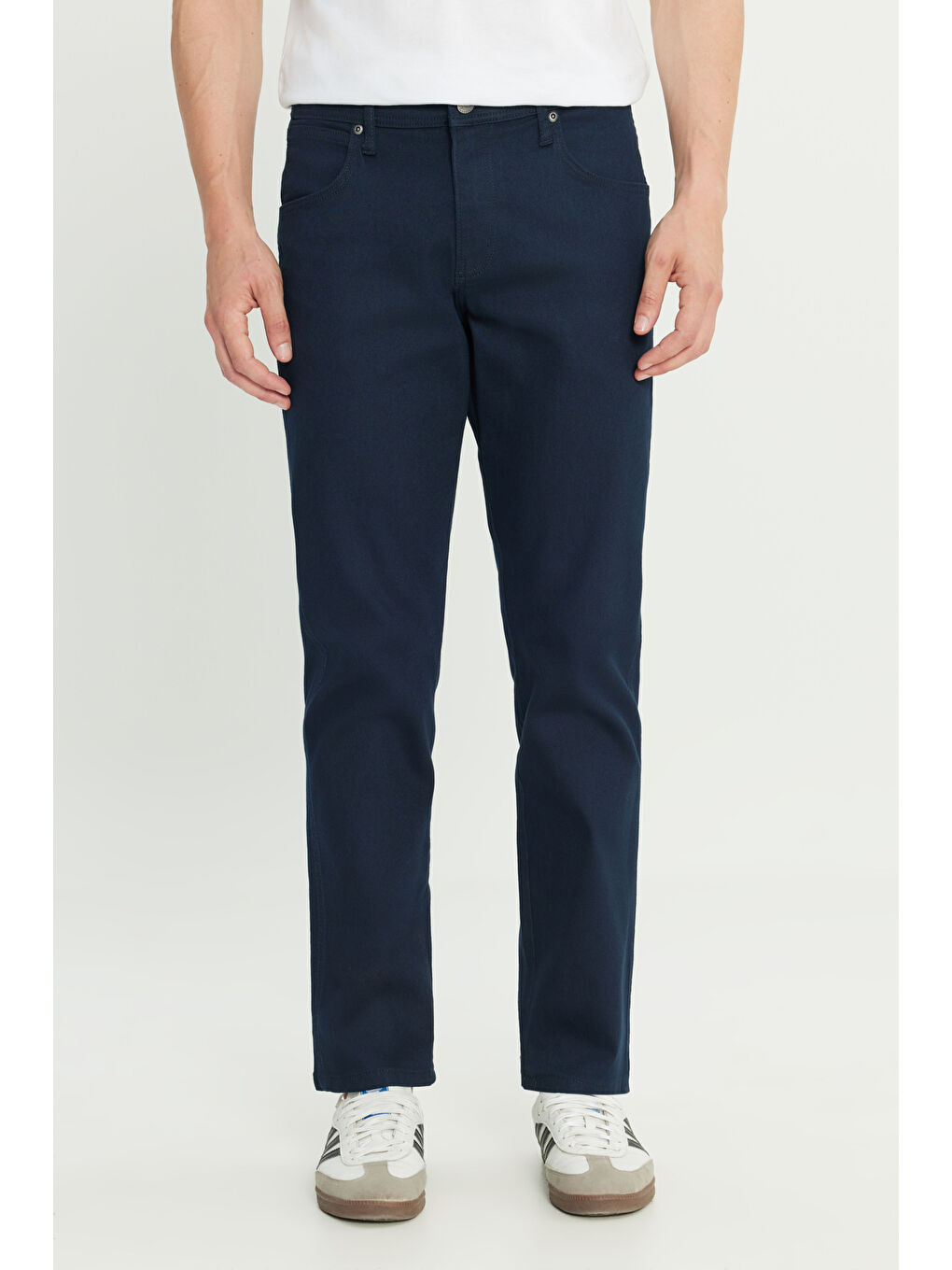 Lacivert Arizona Straight Fit Normal Bel 5 Cep Esnek Pantolon-2