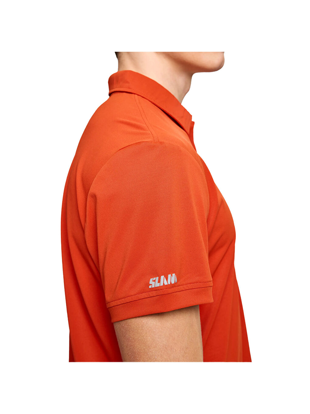 Kahverengi Tech Pique Polo Ss Erkek Kırmızı Tişört-5