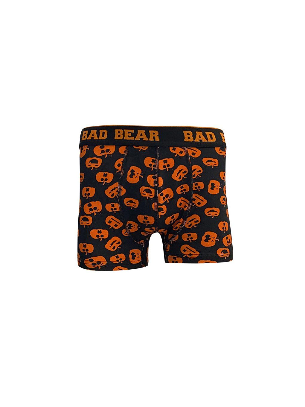 Bad Bear Pumpkin Siyah Balkabağı Desenli Erkek Boxer