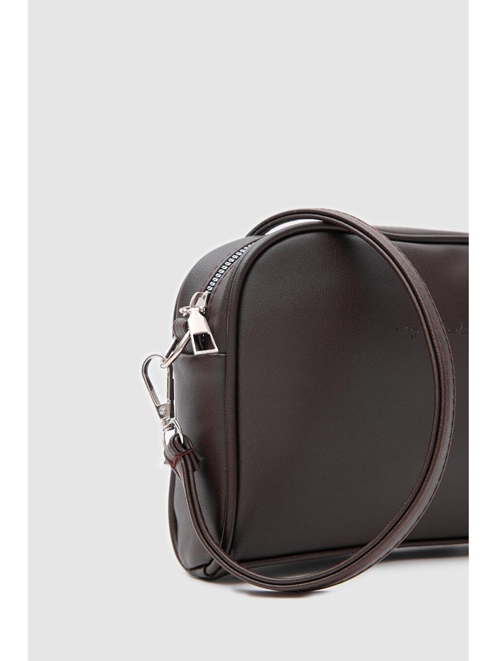 Kahverengi Hana Basic Çapraz Çanta Acı Kahve-4