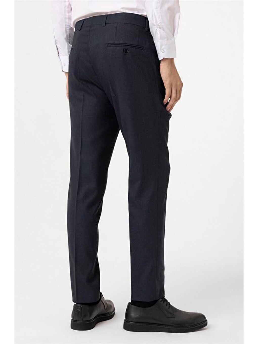 Lacivert Regular Desenli Pantolon-4