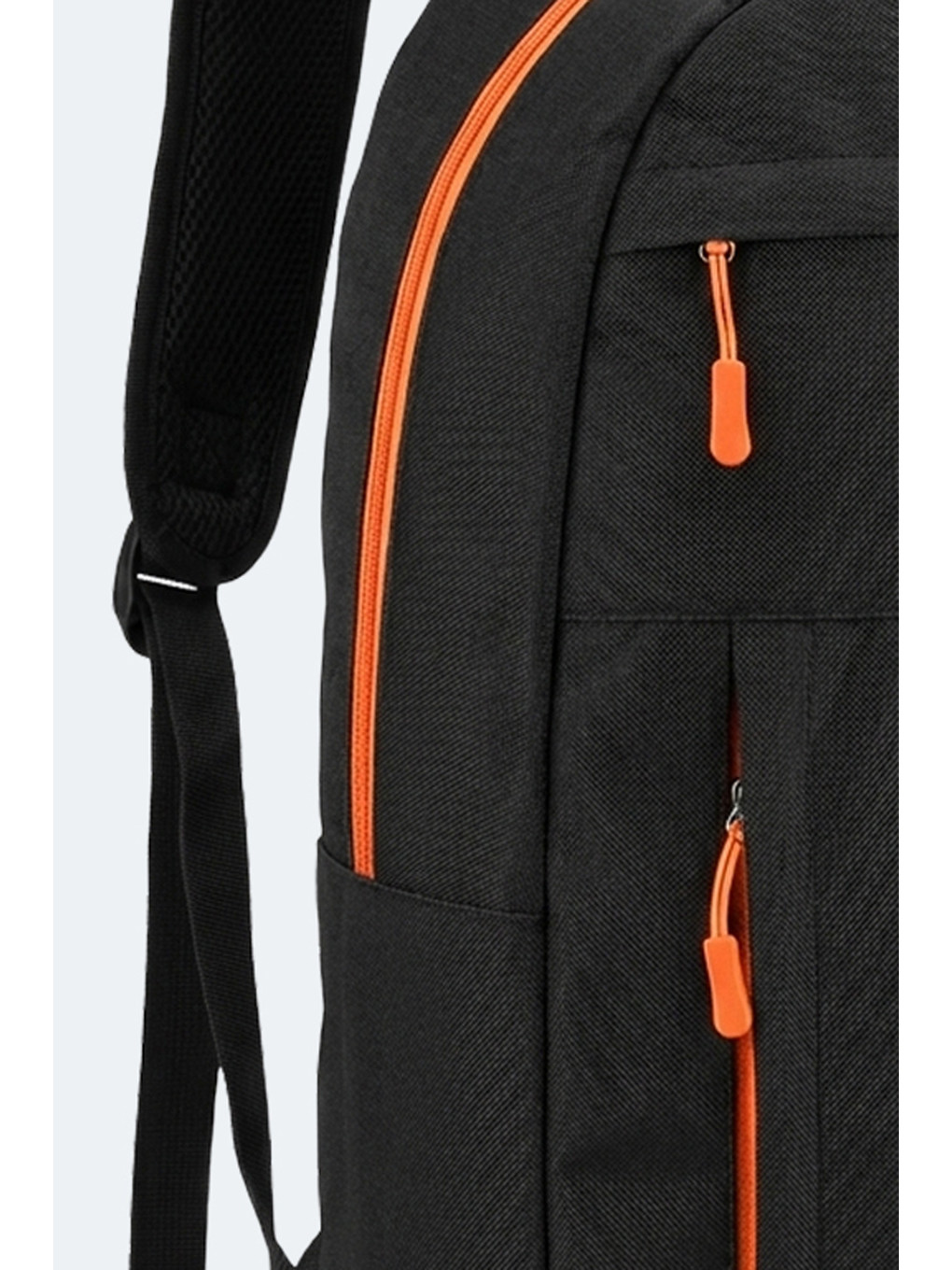 Favento Unisex Siyah / Turuncu Omuz Çantası-3