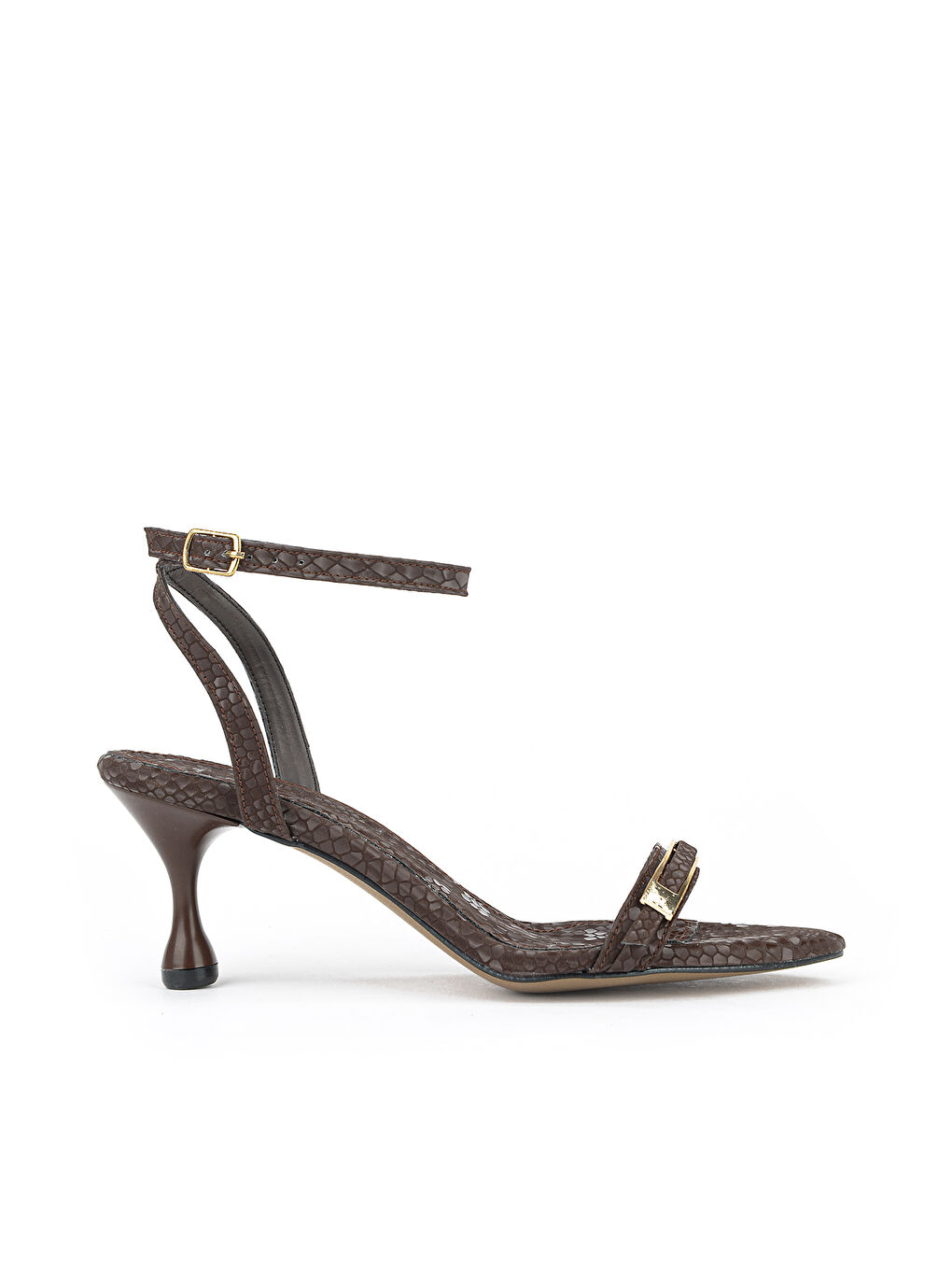 Kahverengi Kadın Topuklu Ayakkabı 161996Z607 Kahve