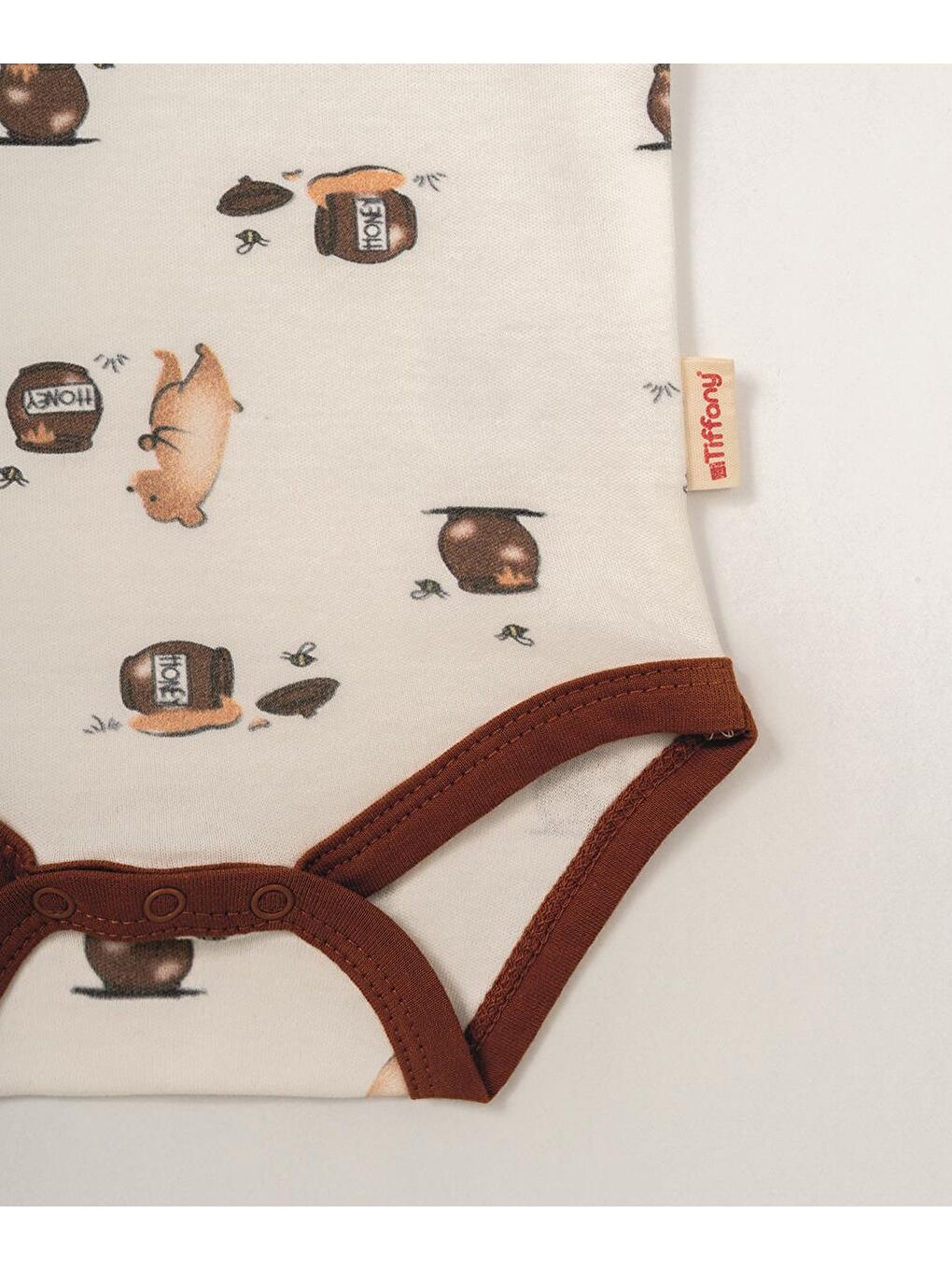 Karışık Honey Bear Tema Yarım Kol Badi-1