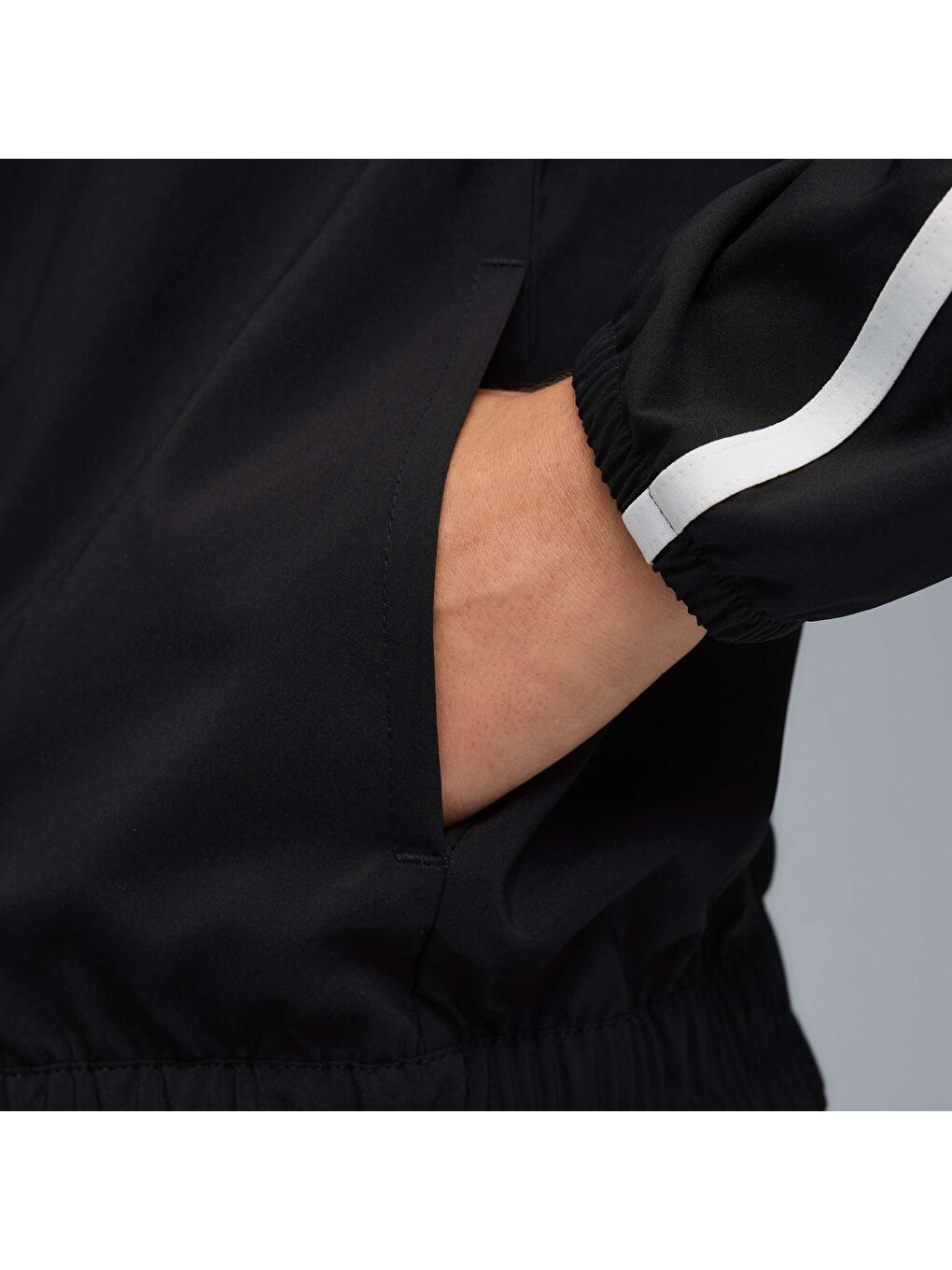 Siyah FLORAL RIBBON Kadın Ceket-1