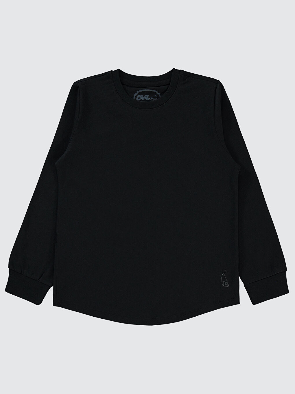 Boys Erkek Çocuk Sweatshirt 6-9 Yaş Siyah