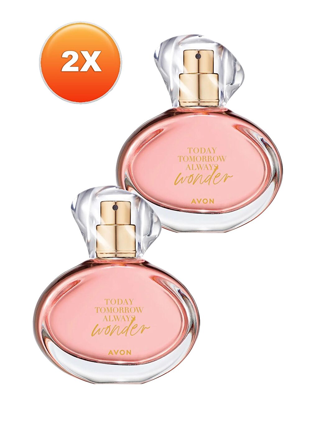 AVON Renksiz TTA Wonder Kadın Parfüm Edp 50 Ml. İkili Set - 1