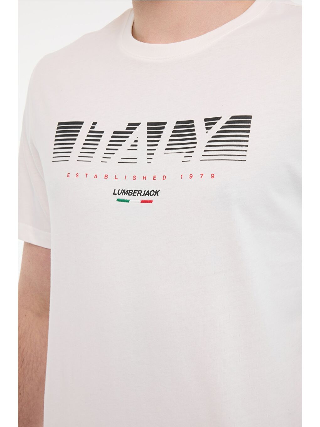 ML RENATO 11ITL1910 5FX Beyaz Erkek Kısa Kol Tişört-3