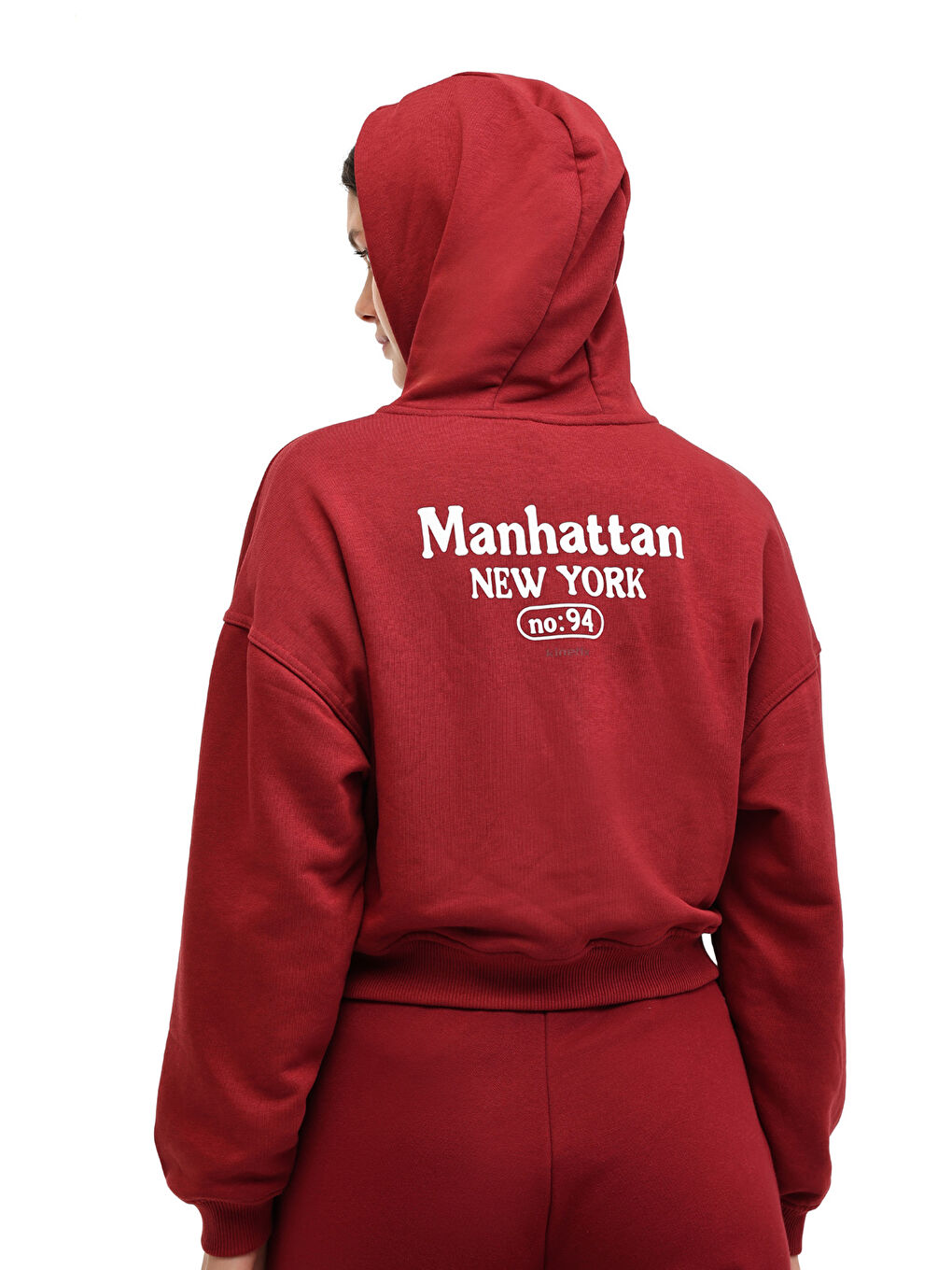 WL 17ARIA BTS-K18 5PR Bordo Kadın Eşofman Üstü-1