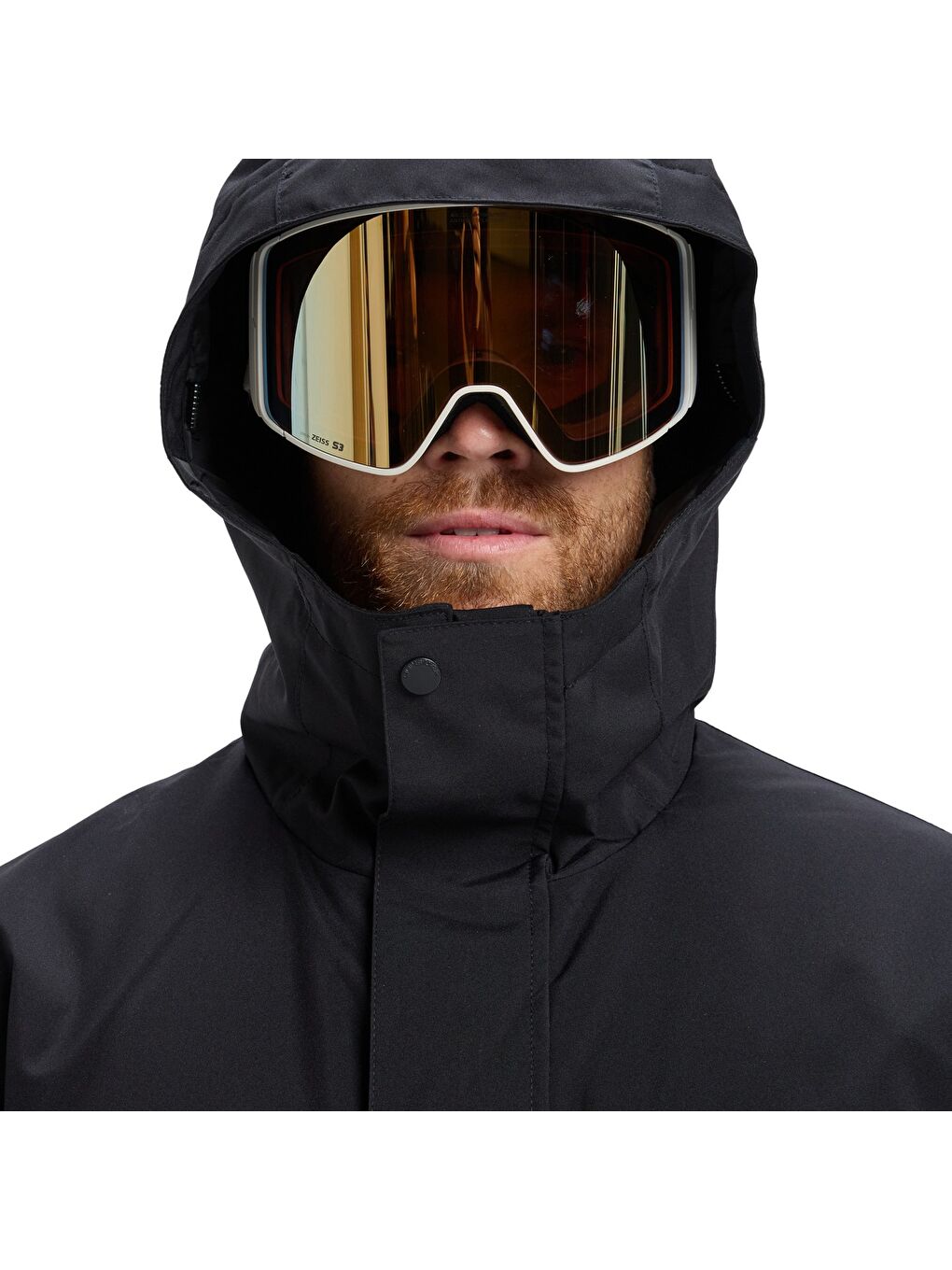 Siyah Morton Erkek Yeşil Snowboard Ceketi Kayak Montu-4