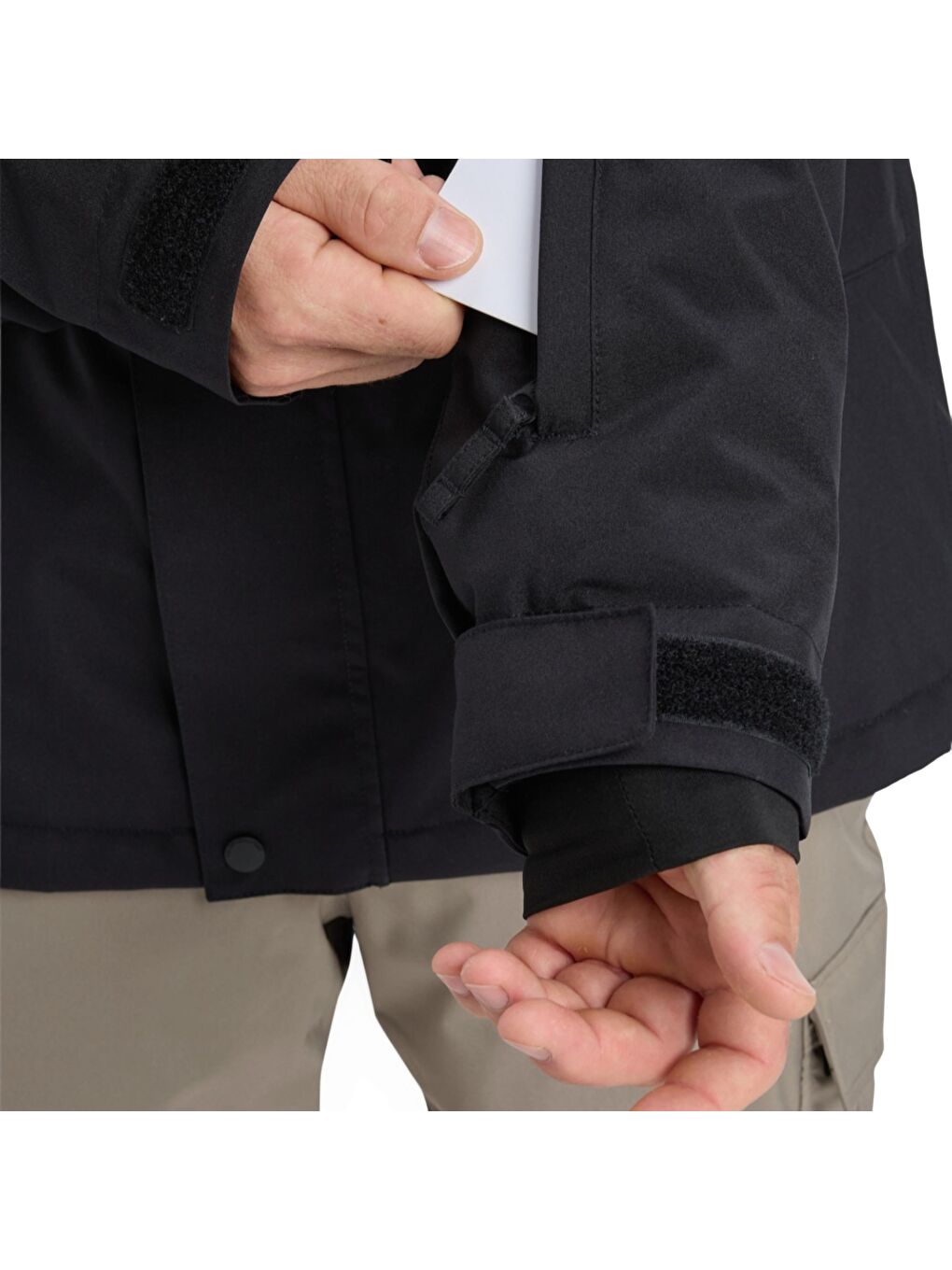 Siyah Morton Erkek Yeşil Snowboard Ceketi Kayak Montu-5