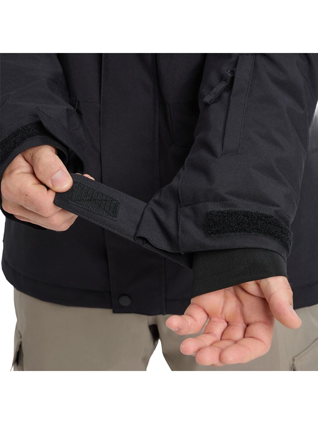 Siyah Morton Erkek Yeşil Snowboard Ceketi Kayak Montu-7