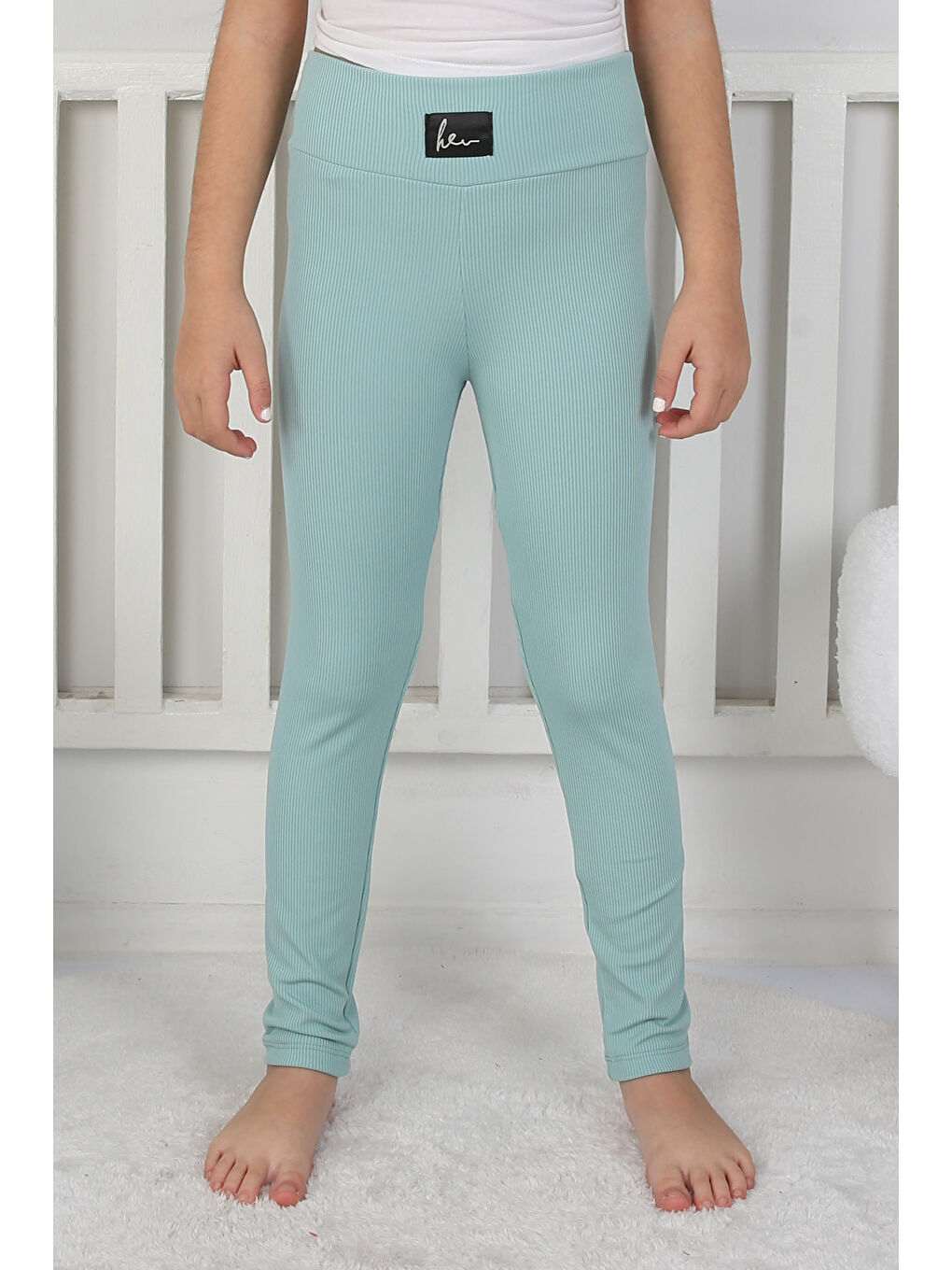 Yeşil Kız Çocuk Mint Kız Çocuk Tayt - 26728