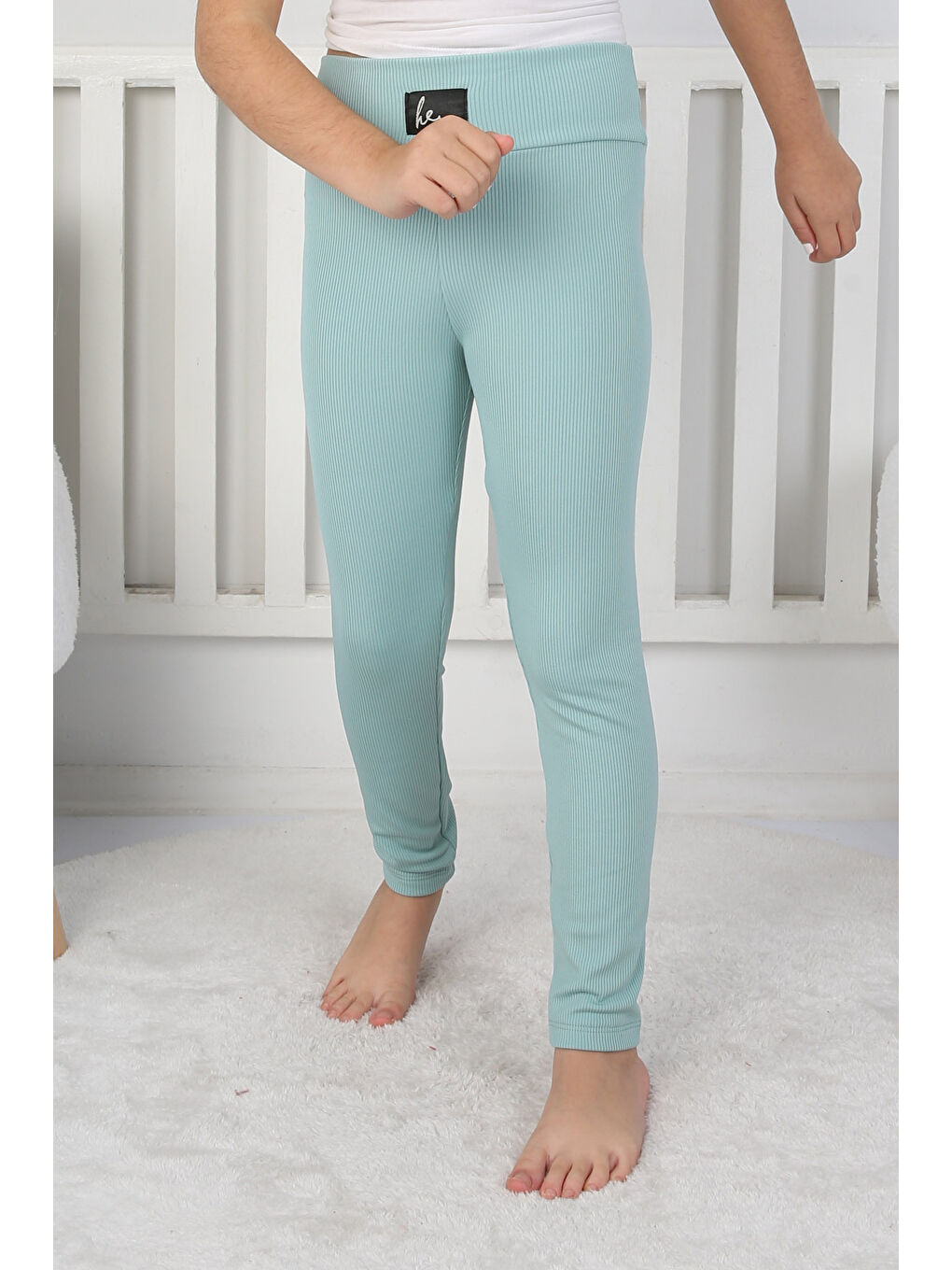 Yeşil Kız Çocuk Mint Kız Çocuk Tayt - 26728-1