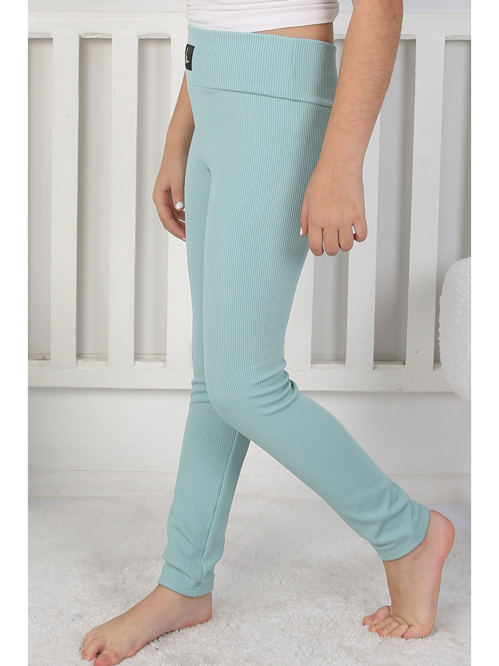 Yeşil Kız Çocuk Mint Kız Çocuk Tayt - 26728-2