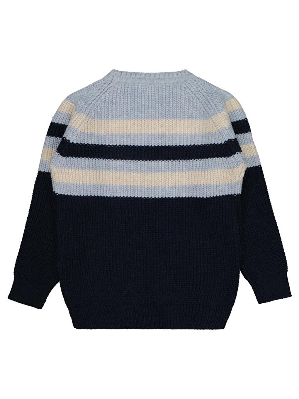 Boys Çizgili 6-9 Yaş Kazak - Lacivert6-7 Yaş-1