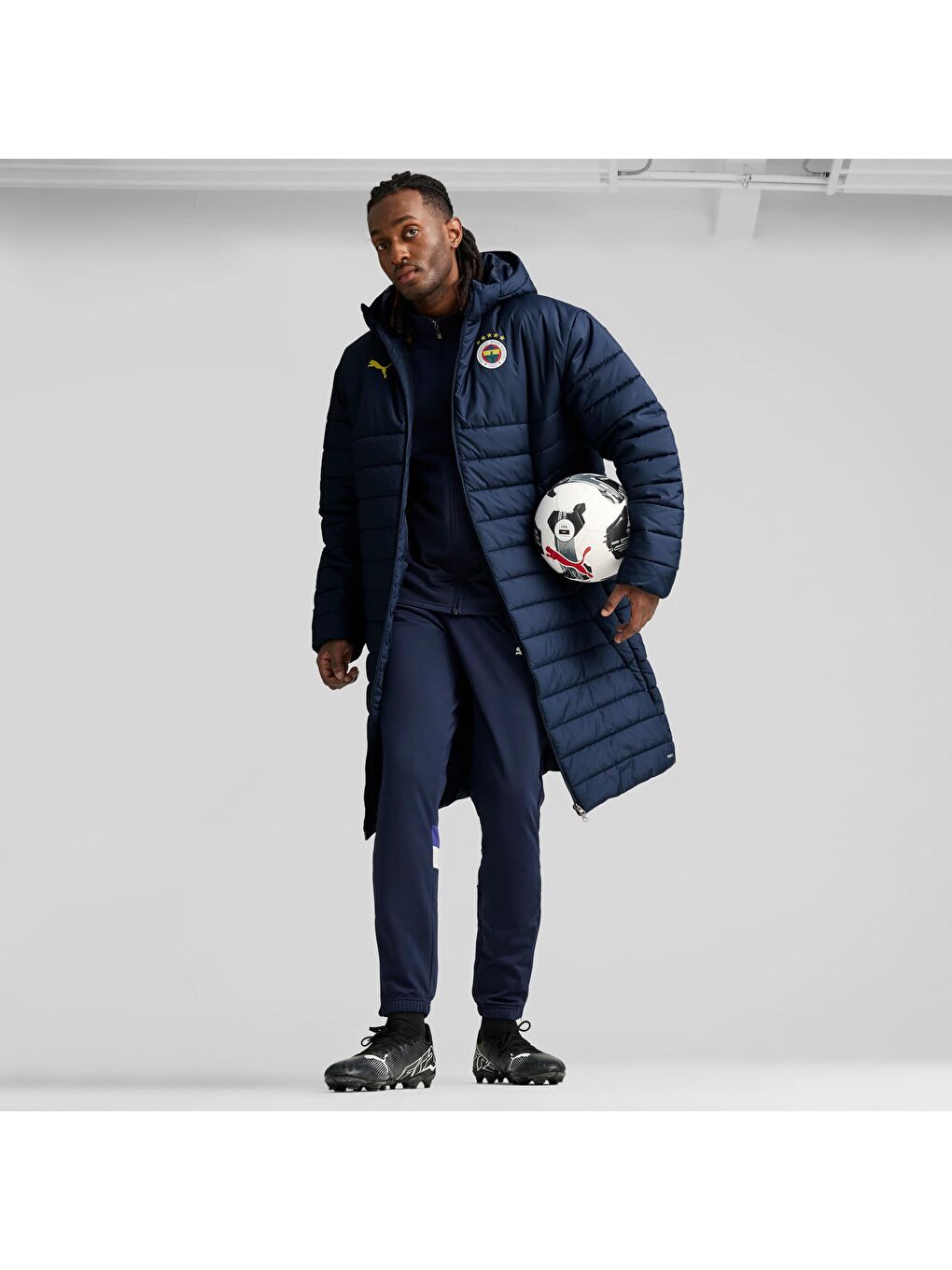 Lacivert Fenerbahçe S.K. Bench Erkek Mont-3