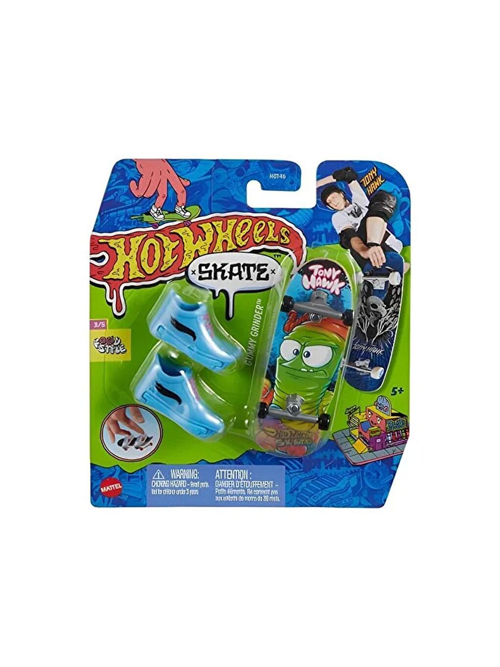 Hot Wheels Karışık Skate Parmak Kaykay ve Ayakkabı Paketleri