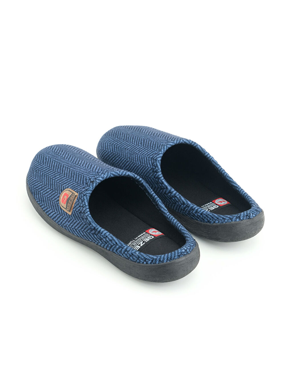 Lacivert Erkek Kışlık Rahat Taban Ev Bahçe Terlik-3