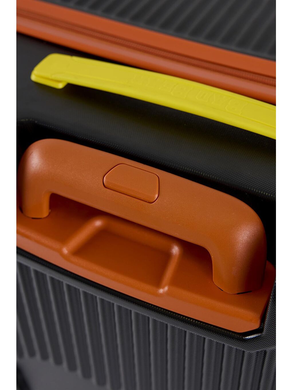 Logo Siyah Orta Boy Tekerlekli ABS Valiz 64 Lt.-4