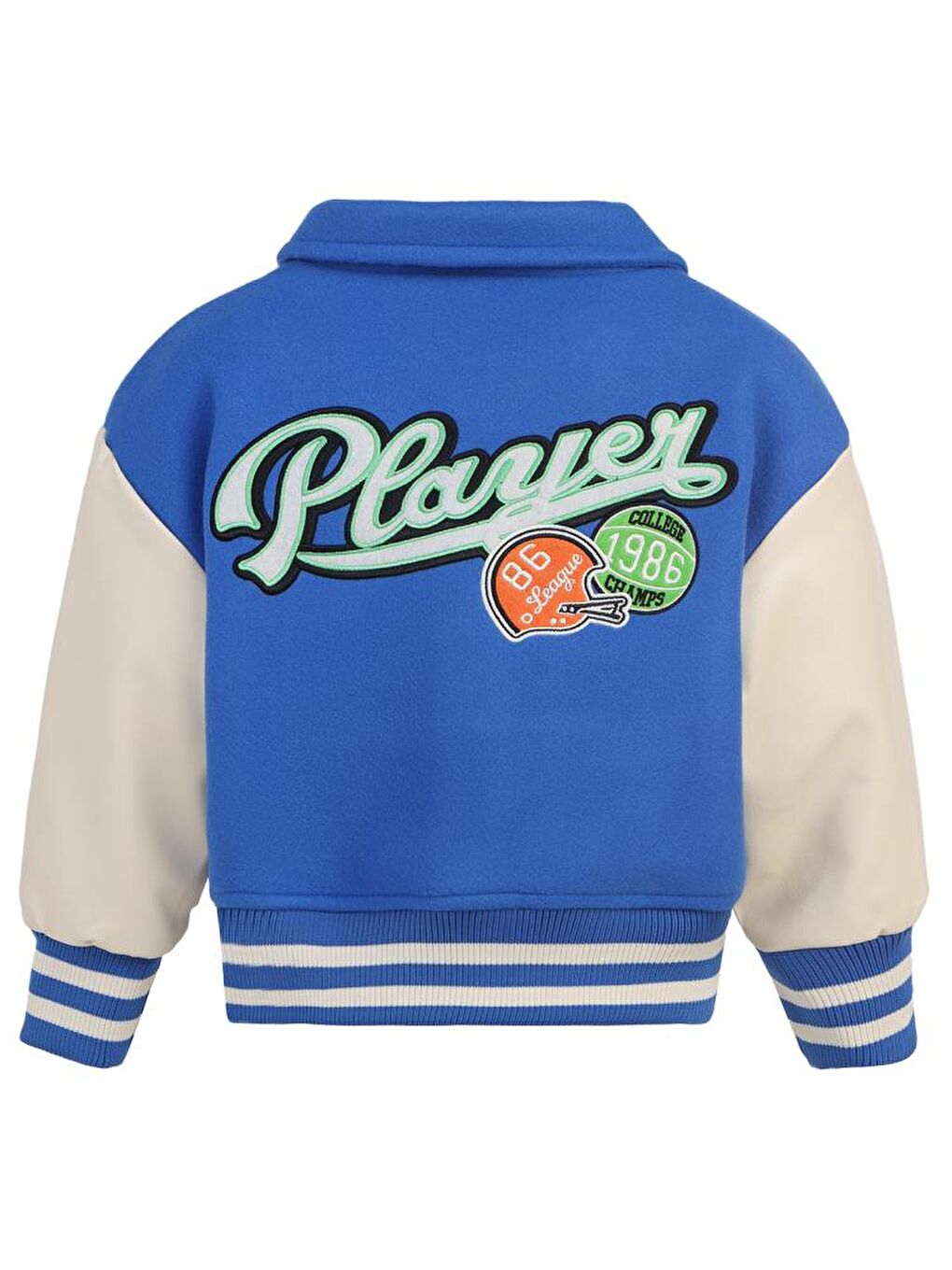 Boys 1986 Dinozor Armalı 2-5 Yaş Ceket - Mavi 2-3 Yaş-6