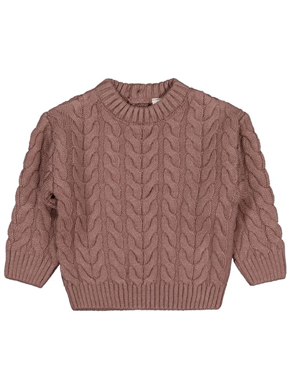 Kahverengi Baby Basic Triko 6-18 Ay Kazak - Kahve 6-9 Ay-1