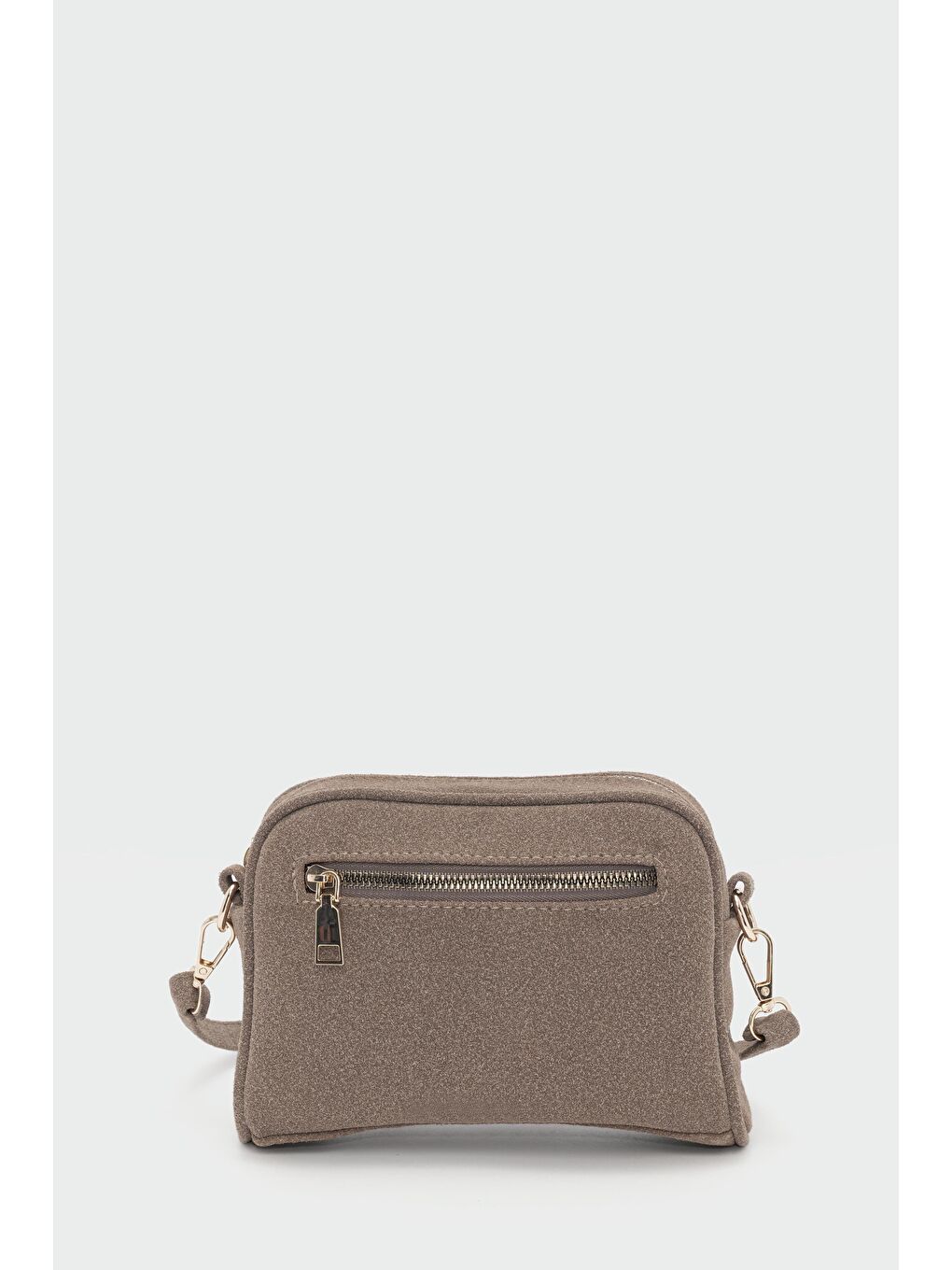 Bej Hana Süet Çapraz Çanta Vizon-1