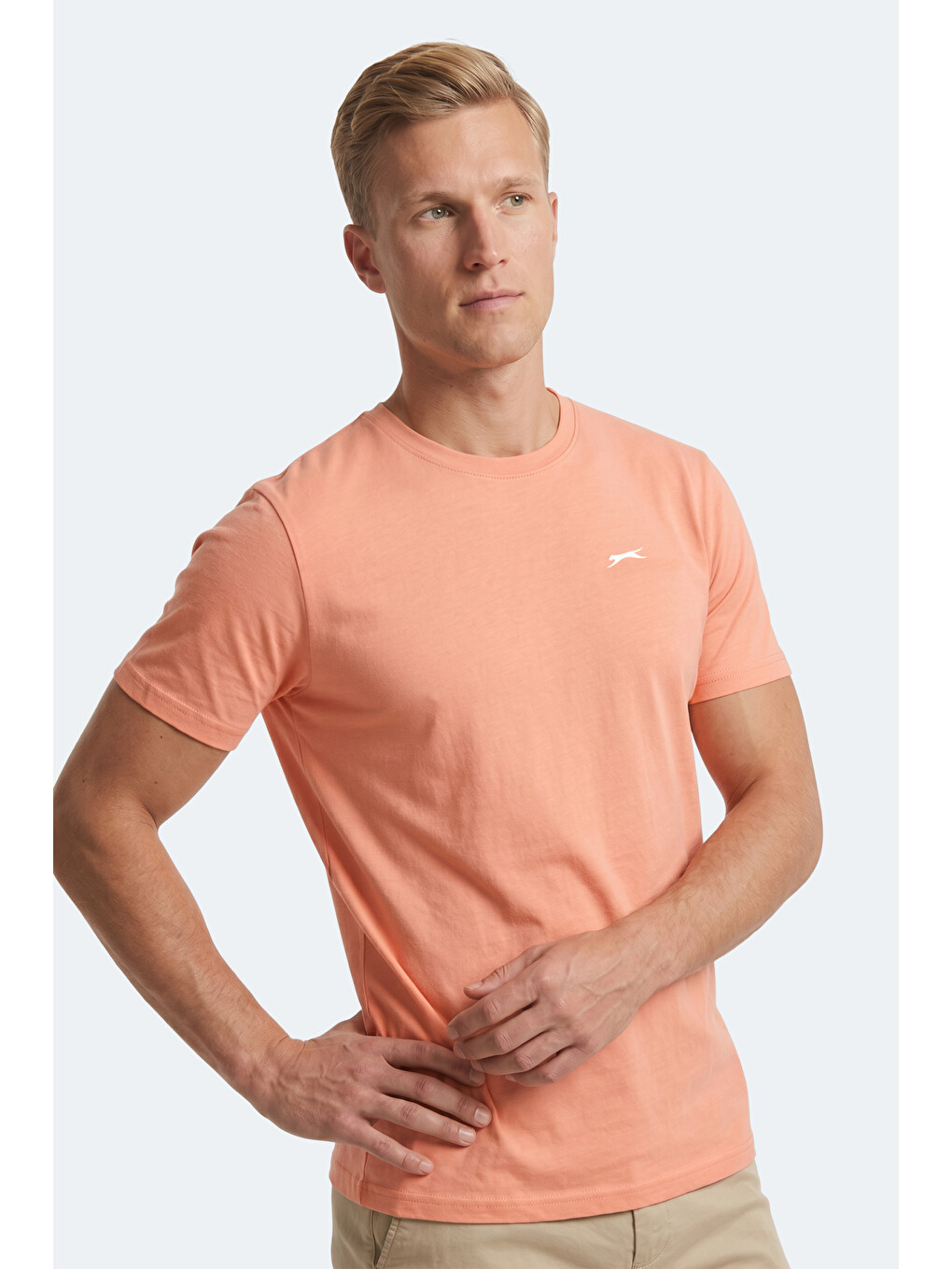 Pembe Notron I Erkek Somon Tişört-5