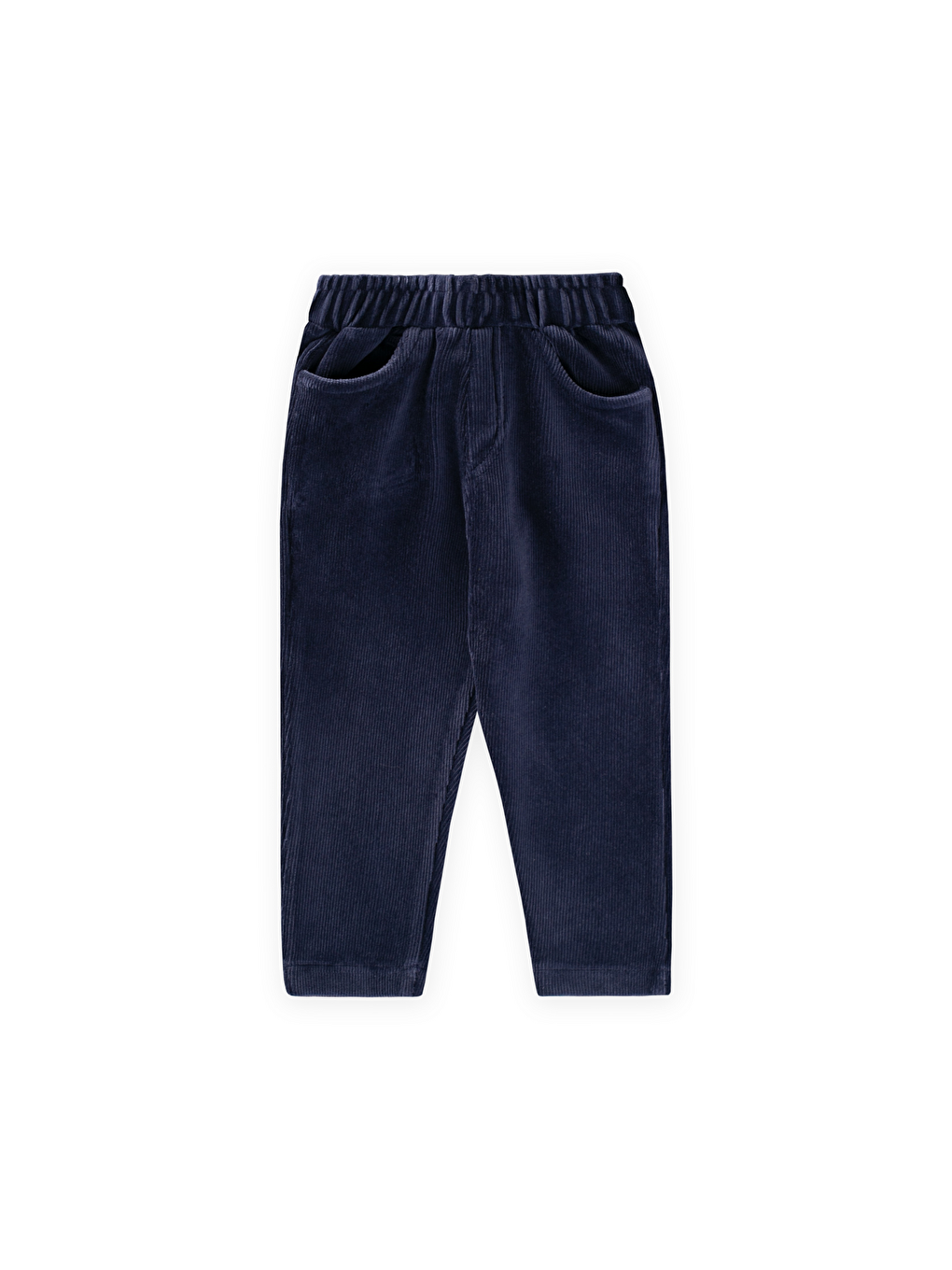 Fitilli Kadife Pantolon 8-12 Yaş Lacivert