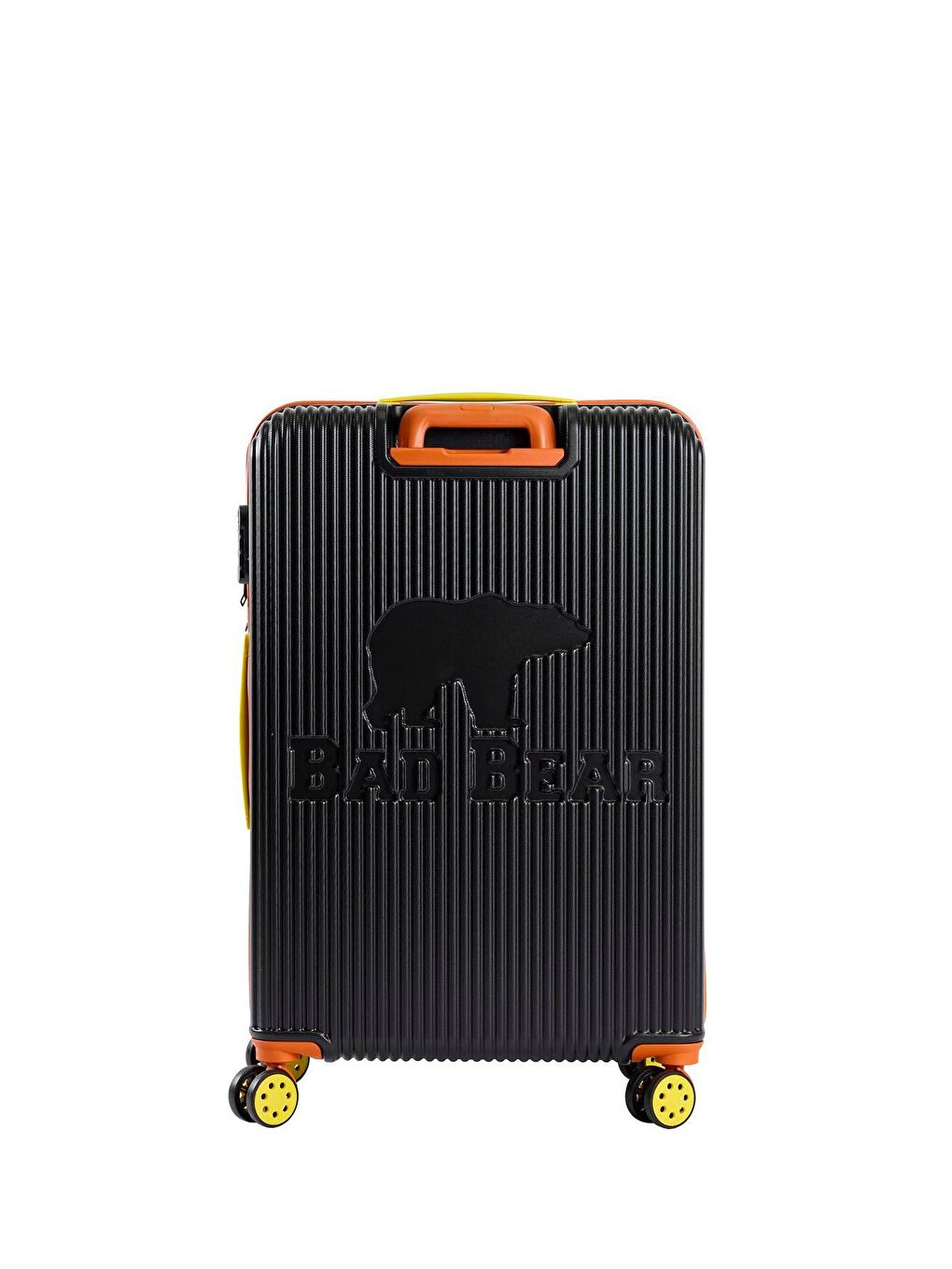 Logo Siyah Büyük Boy Tekerlekli ABS Valiz 95 Lt.-1