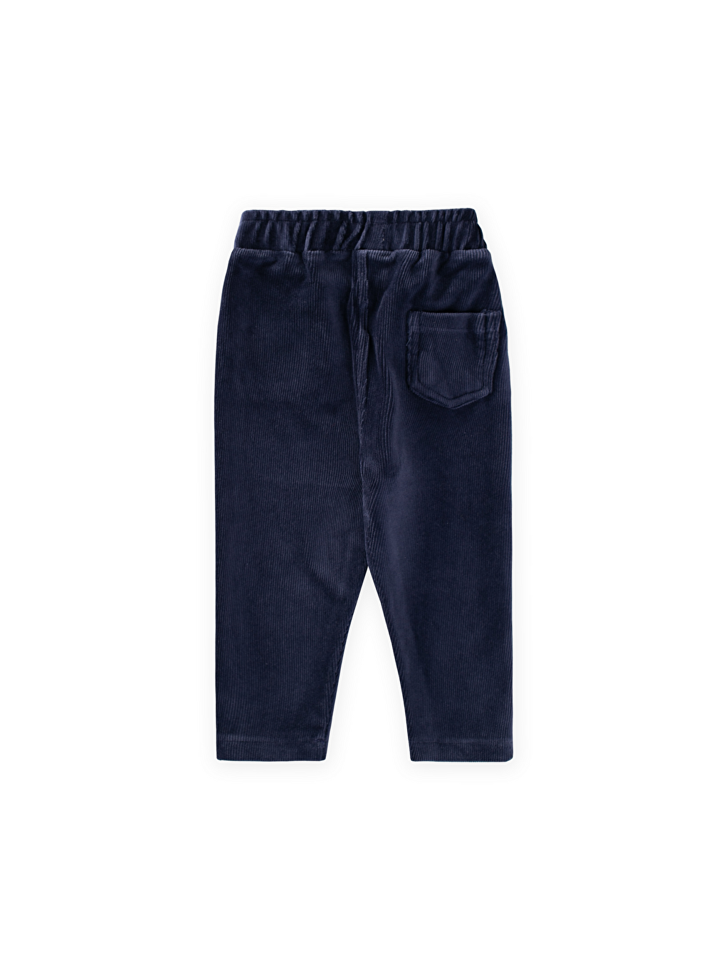 Fitilli Kadife Pantolon 8-12 Yaş Lacivert-1