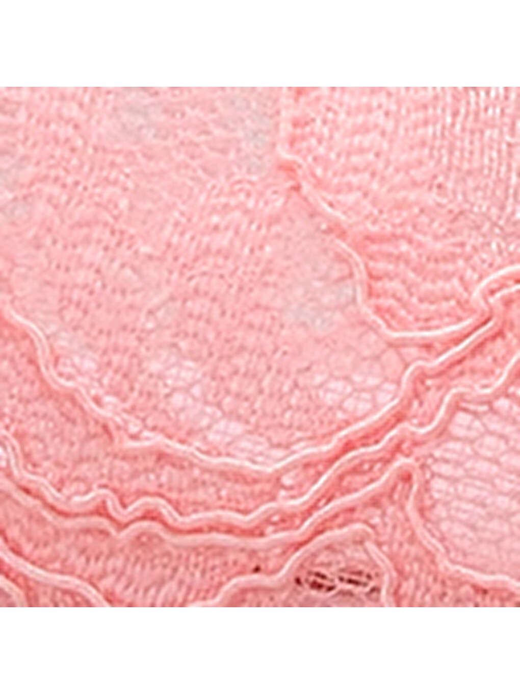 Pembe Pennie Dantelli Fileli Nakışlı Kadın Babet-6