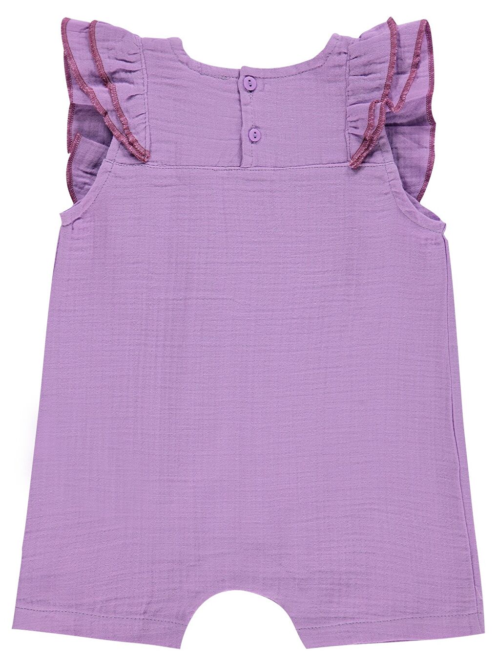 Baby İstiridye Baskılı 6-18 Ay Tulum - Lila-1