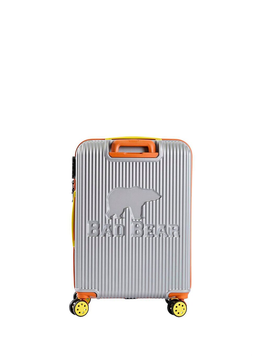 Logo Gri Orta Boy Tekerlekli ABS Valiz 64 Lt.-1