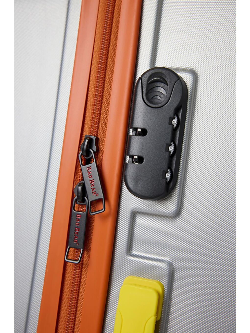 Logo Gri Orta Boy Tekerlekli ABS Valiz 64 Lt.-2