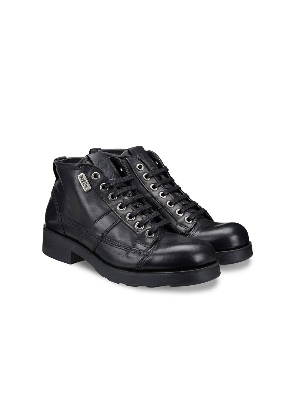 Siyah Erkek Bot OXM003600 FRANK 0036 MID M LEATHER Black-1