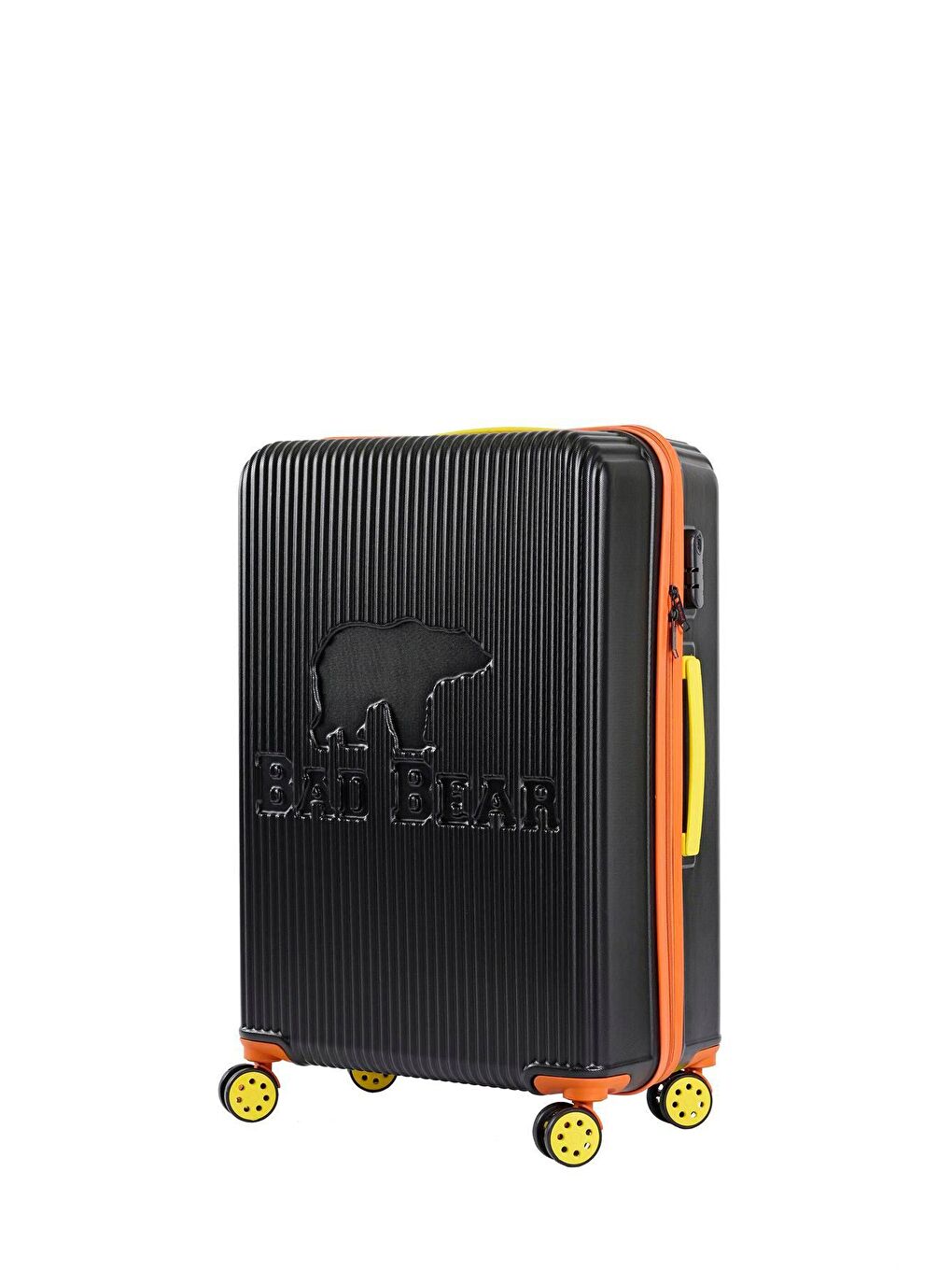 Logo Siyah Büyük Boy Tekerlekli ABS Valiz 95 Lt.-9