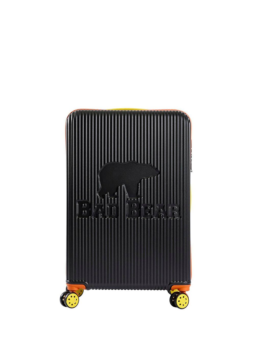 Logo Siyah Büyük Boy Tekerlekli ABS Valiz 95 Lt.-10