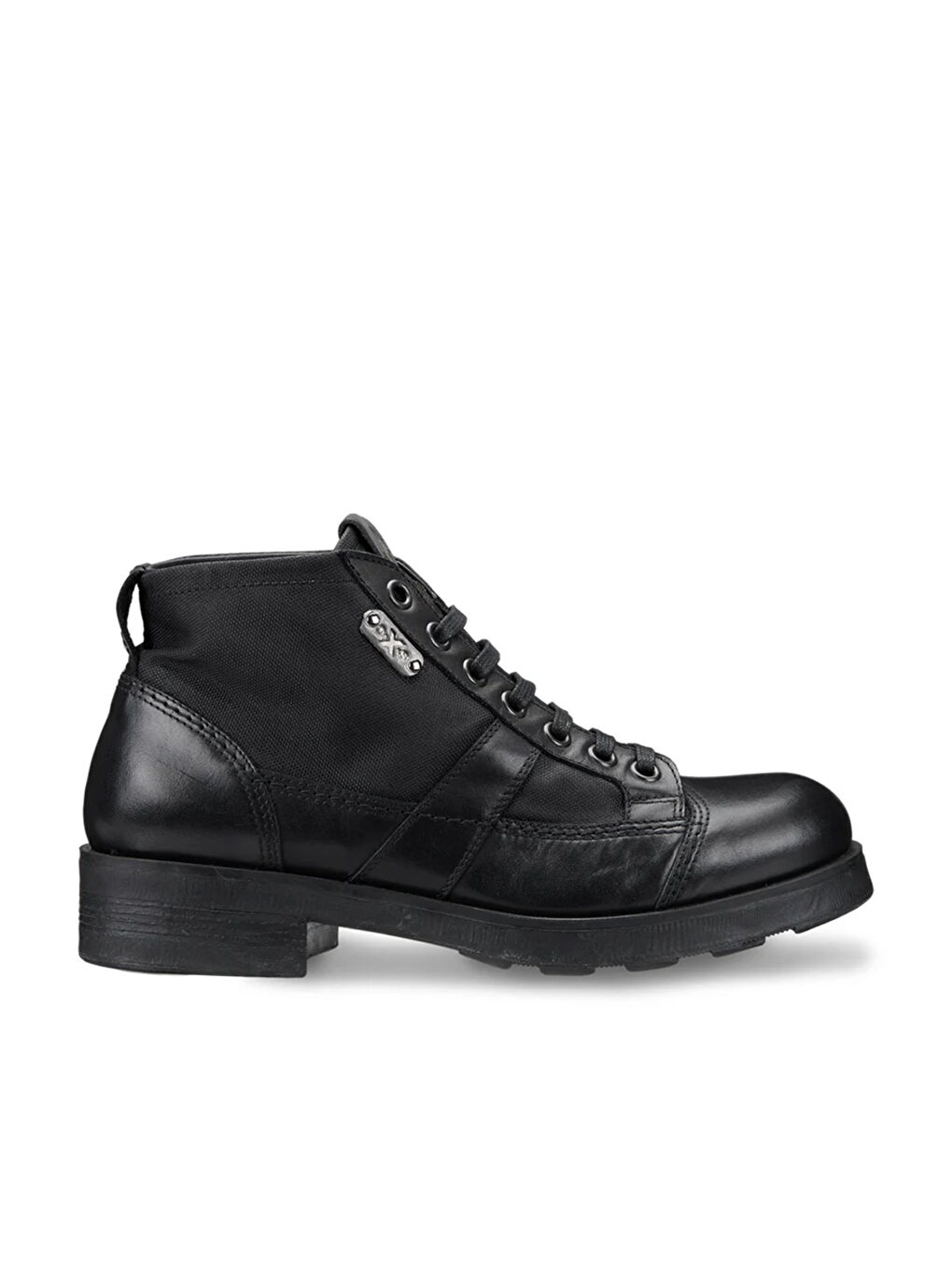 Siyah Erkek Bot OXM003606 FRANK 0036 MID M LEATHER/NYLON Black