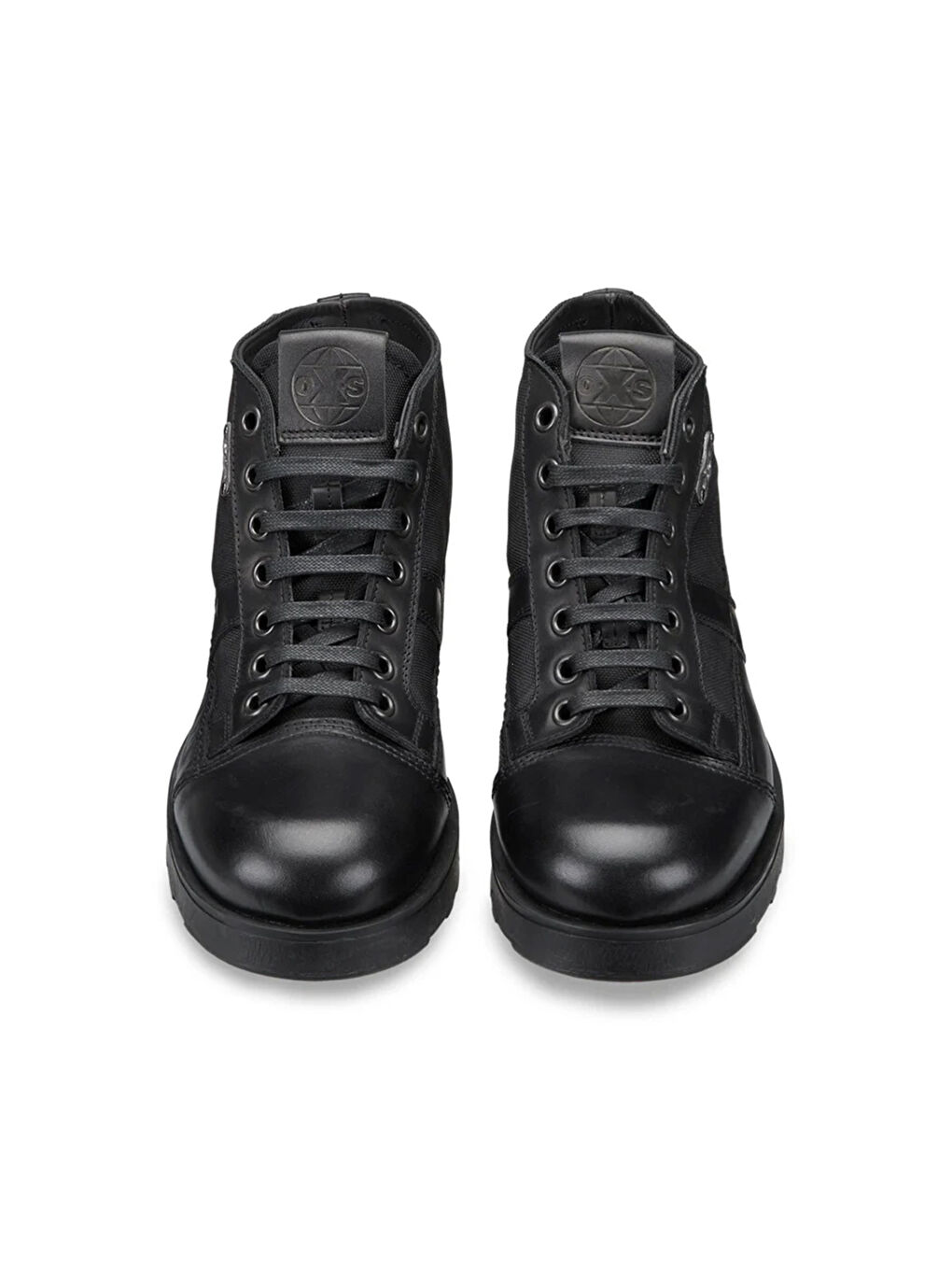 Siyah Erkek Bot OXM003606 FRANK 0036 MID M LEATHER/NYLON Black-2