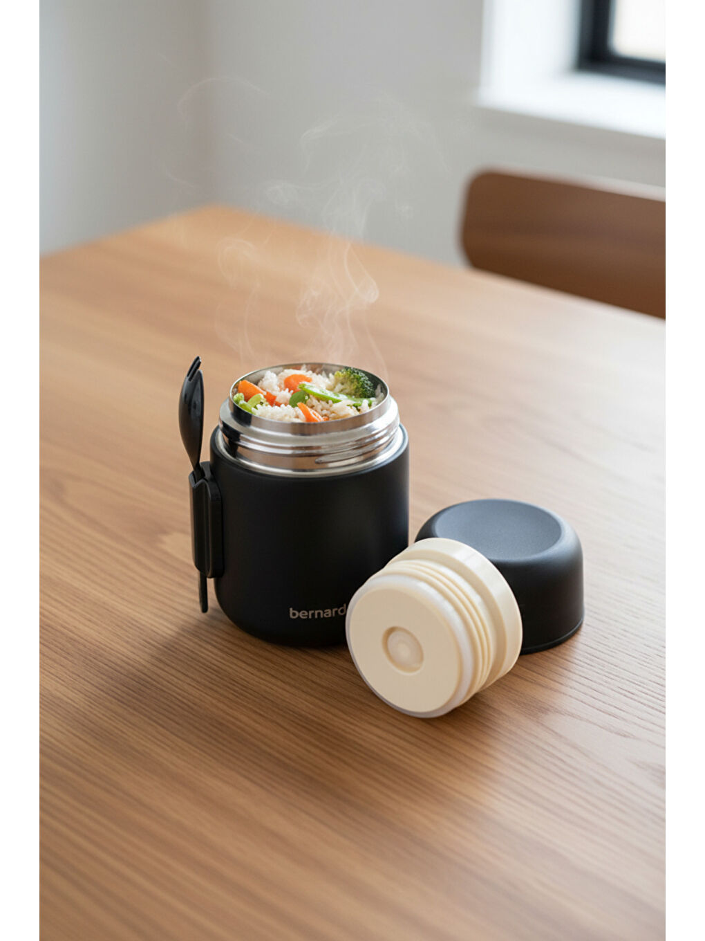 Duo Yemek Termosu 500 ml Siyah-3