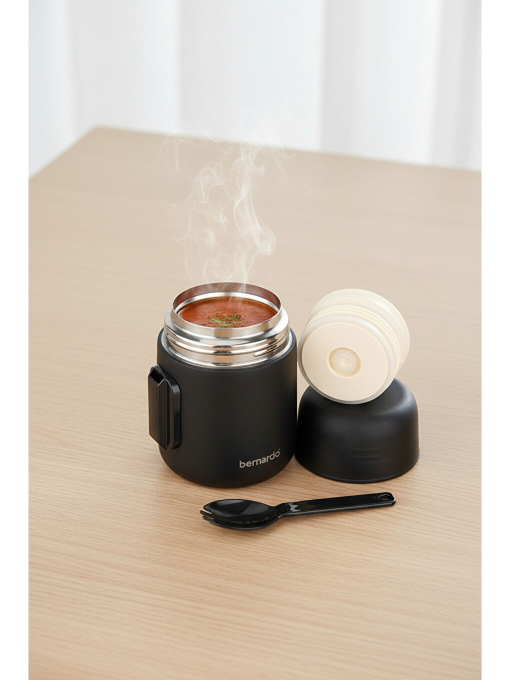 Duo Yemek Termosu 500 ml Siyah-4