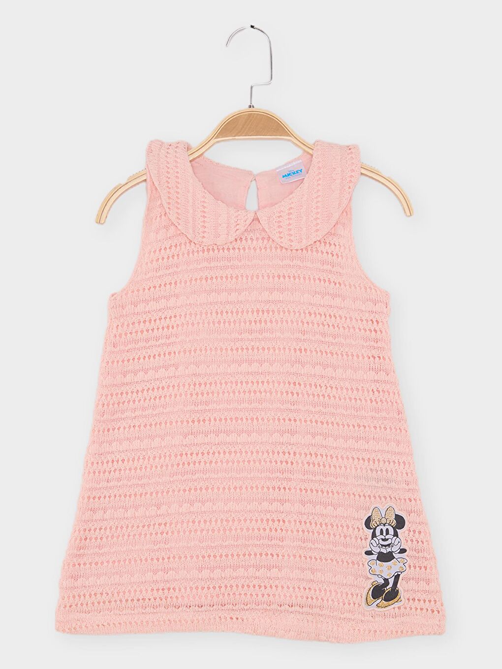 Pembe Minnie Mouse Lisanslı Kız Çocuk Elbise 22059